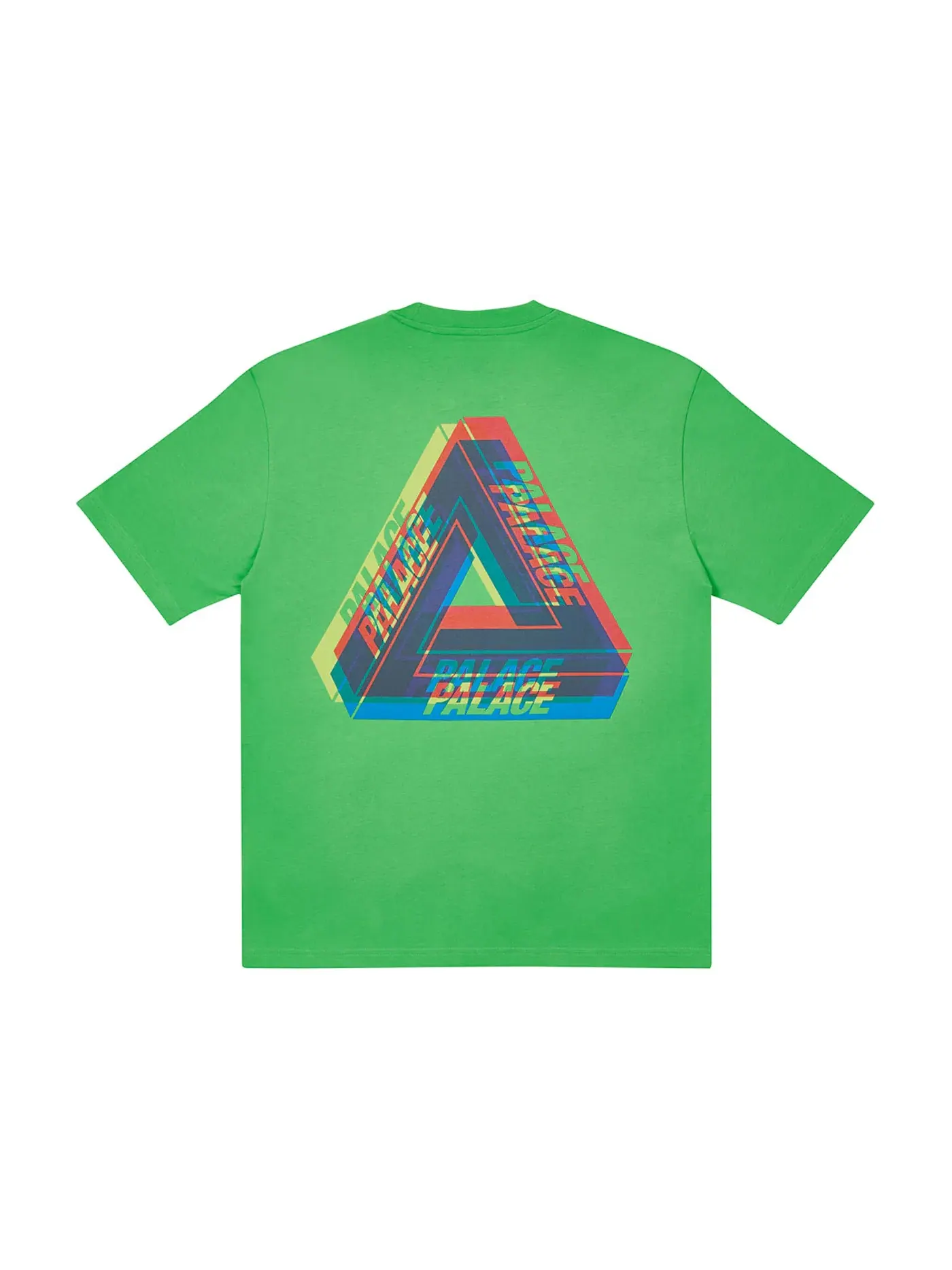 Мужская футболка с принтом Palace Tri-Ferg Colour Blur Palace — изображение 1 из 2, зеленый