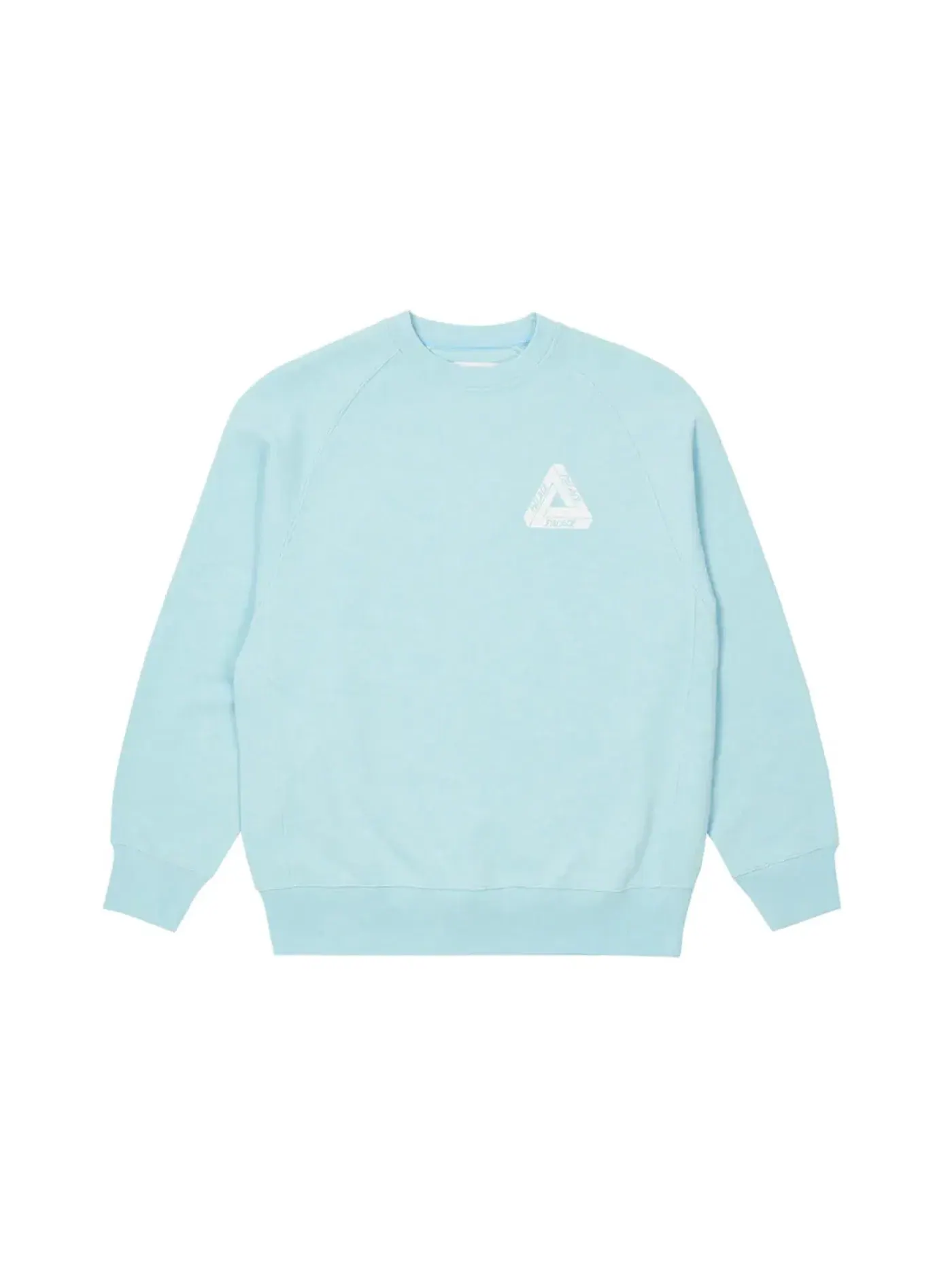 Мужской свитшот с длинным рукавом Palace Tri-Ferg Slub Crew — изображение 2 из 2, светлый синий