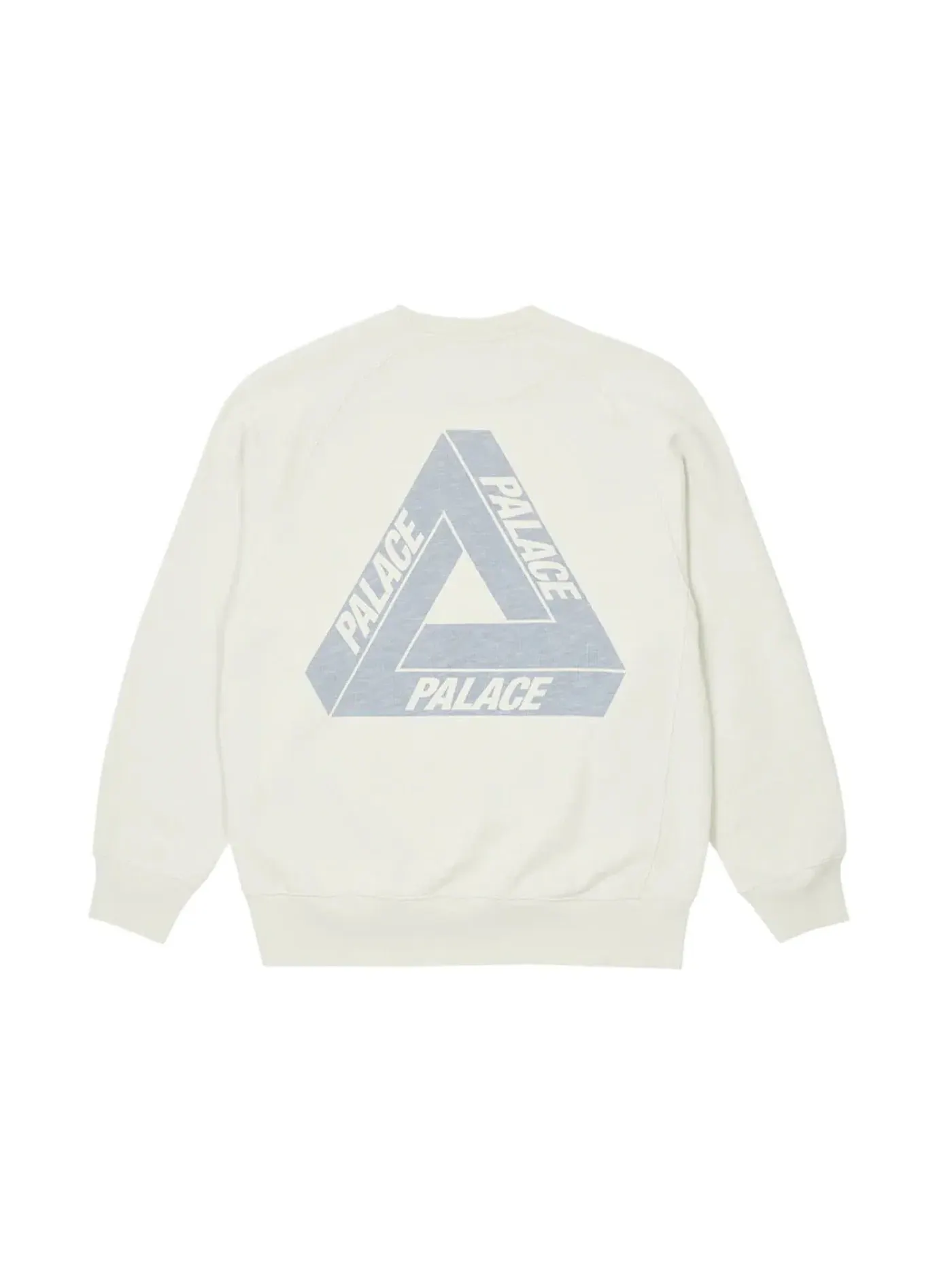 Мужской свитшот с принтом Palace Crew — изображение 1 из 2, белый