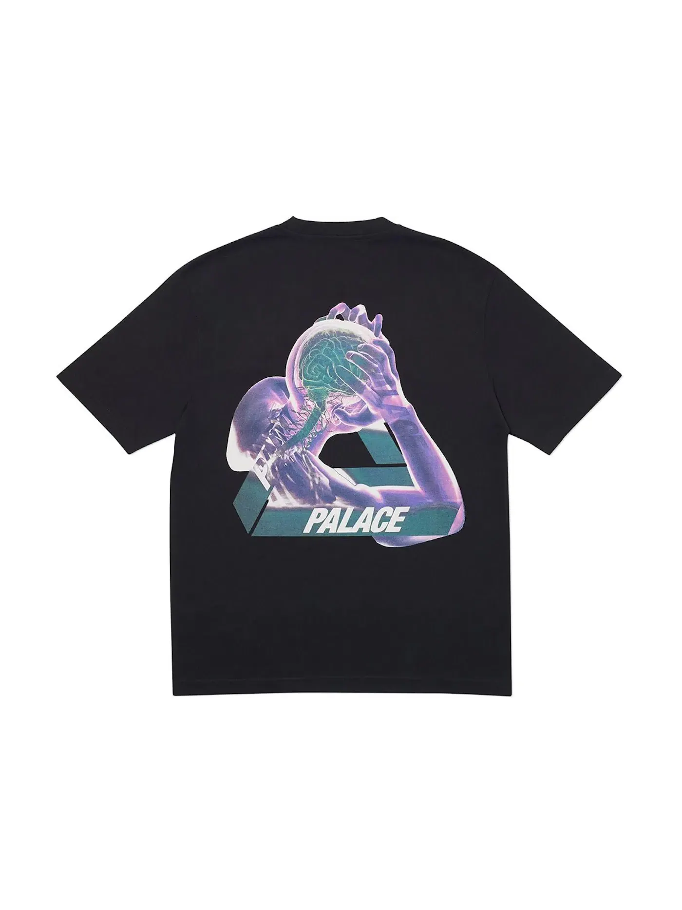 Мужская футболка Palace Tri-Gaine T-Shirt — изображение 2 из 2, черный
