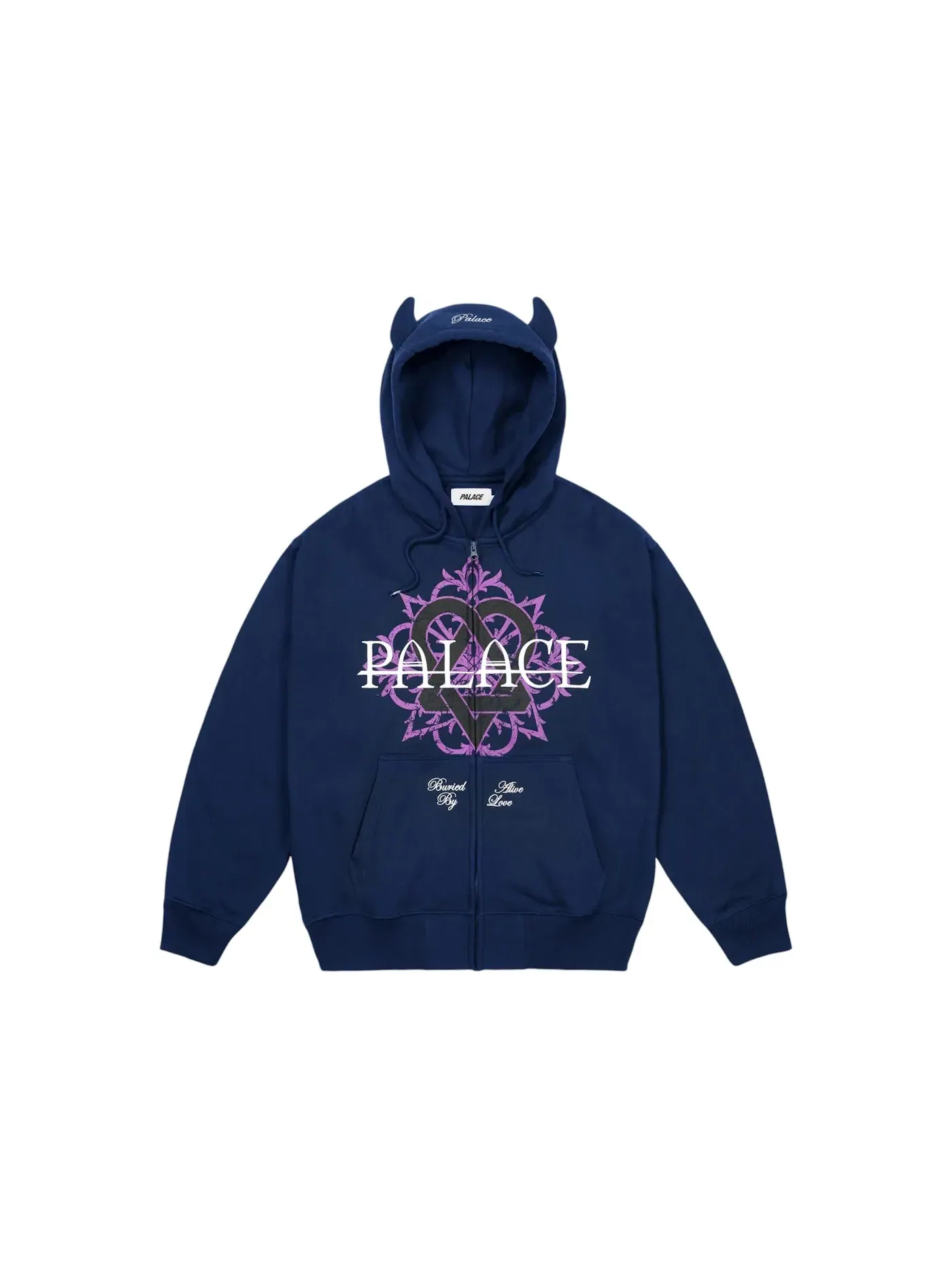 Мужская худи Palace Hood — изображение 1 из 2, черный