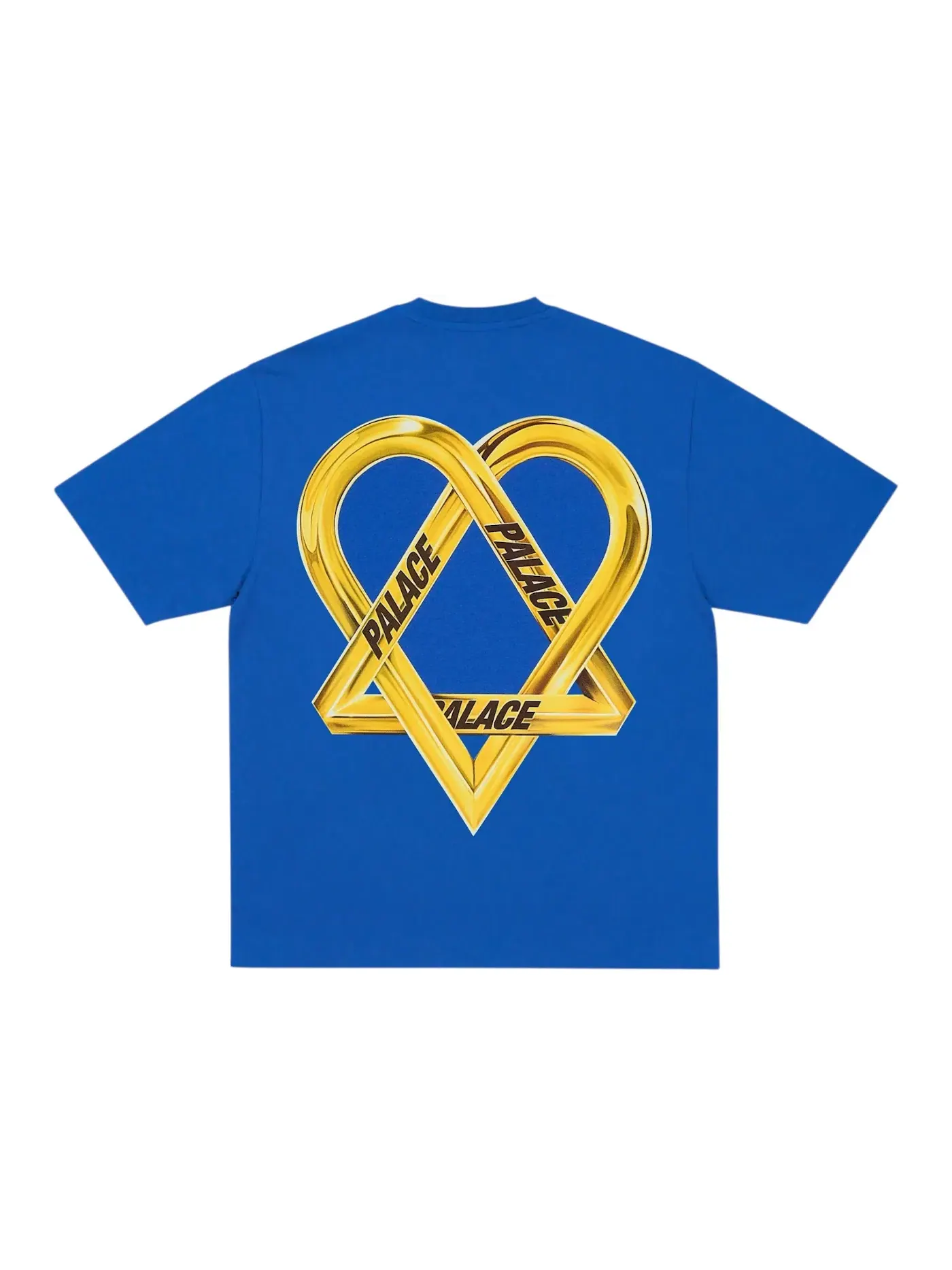 Мужская футболка с принтом Palace Tri-Gram T-Shirt — изображение 1 из 2, синий