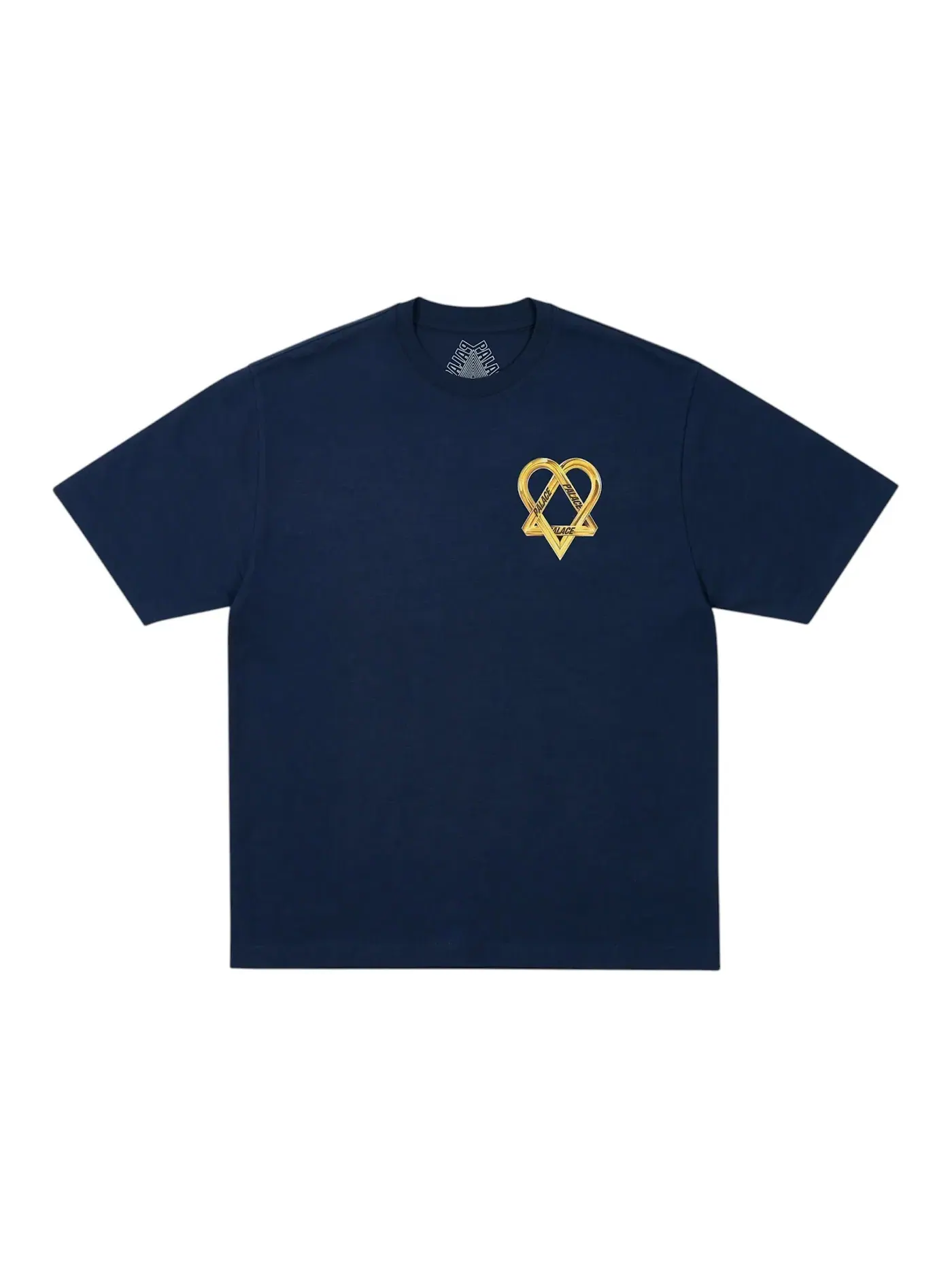 Мужская футболка с принтом Palace Tri-Gram T-Shirt — изображение 2 из 2, темно-синий