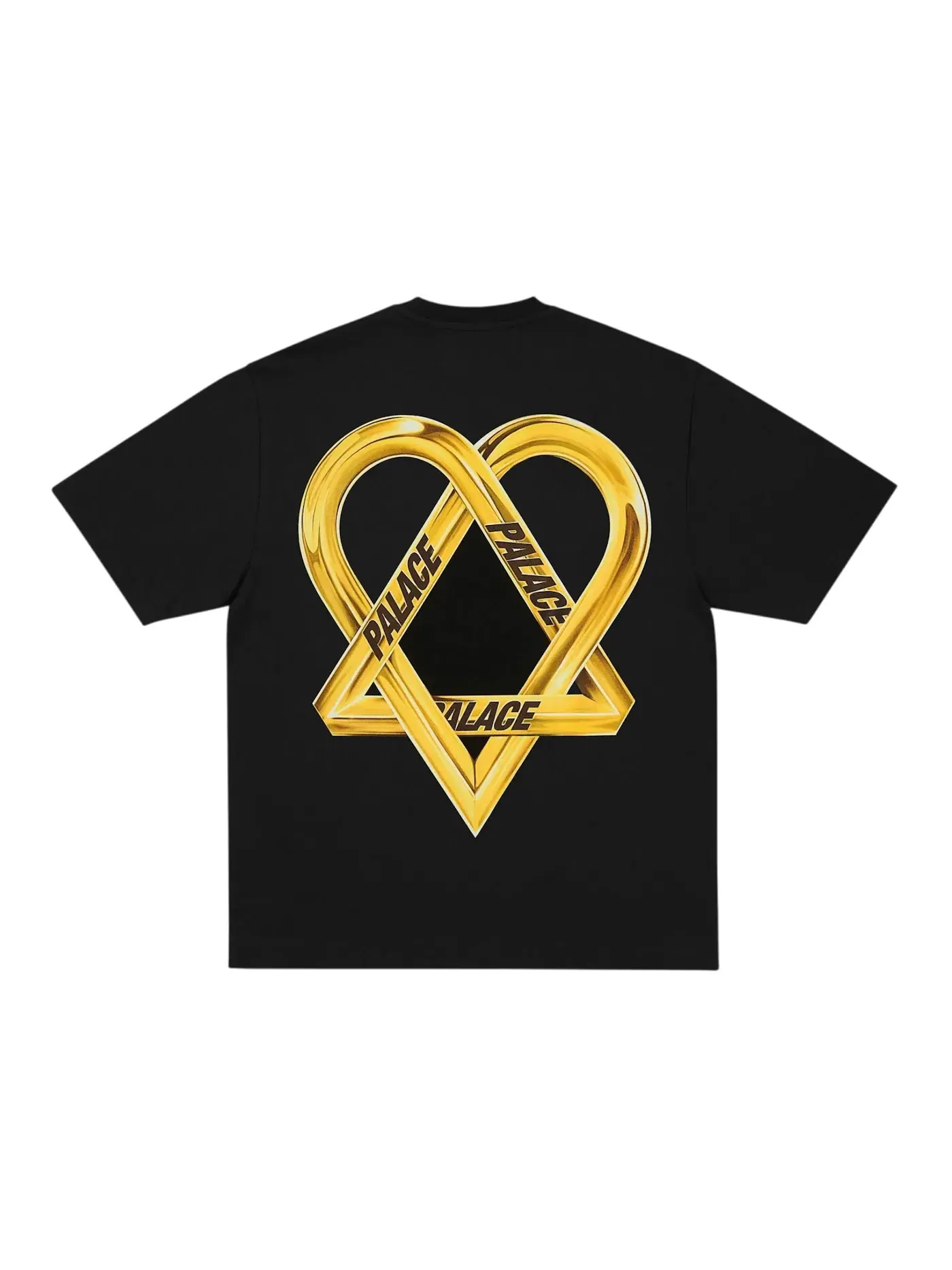 Мужская футболка с принтом Palace Tri-Gram T-Shirt — изображение 1 из 2, черный