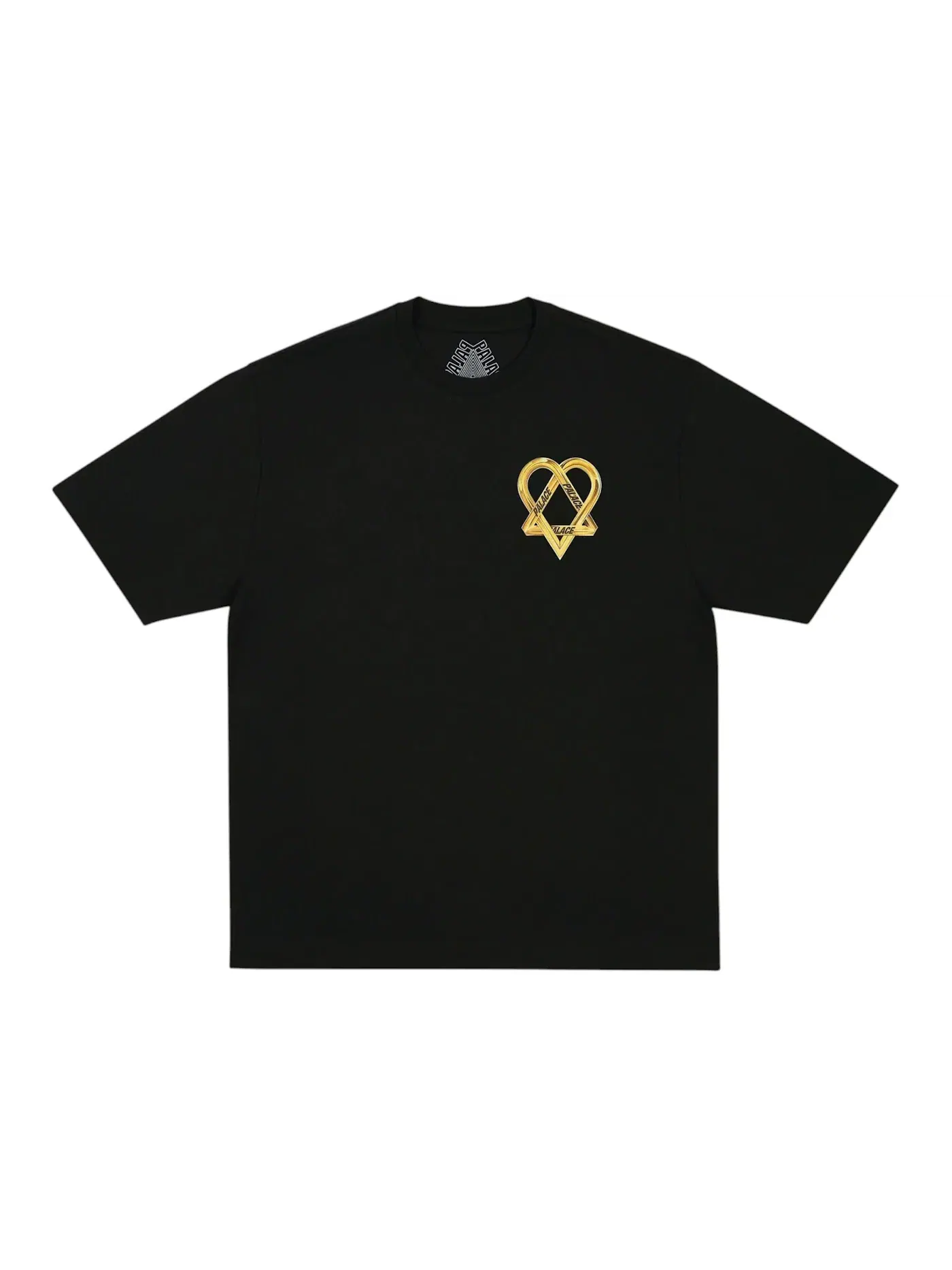 Мужская футболка с принтом Palace Tri-Gram T-Shirt — изображение 2 из 2, черный