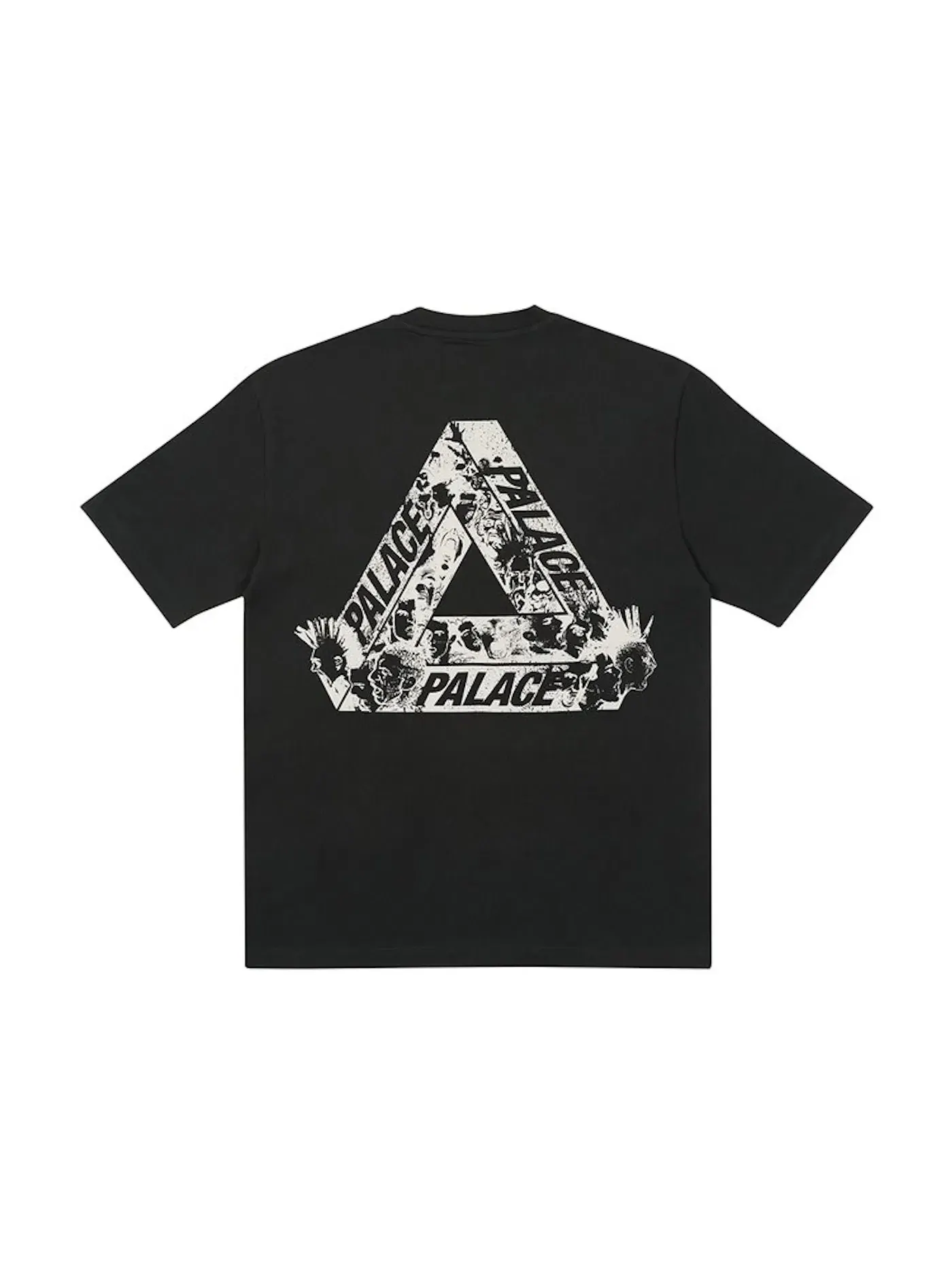 Мужская футболка с принтом T-shirt Palace — изображение 1 из 2, черный