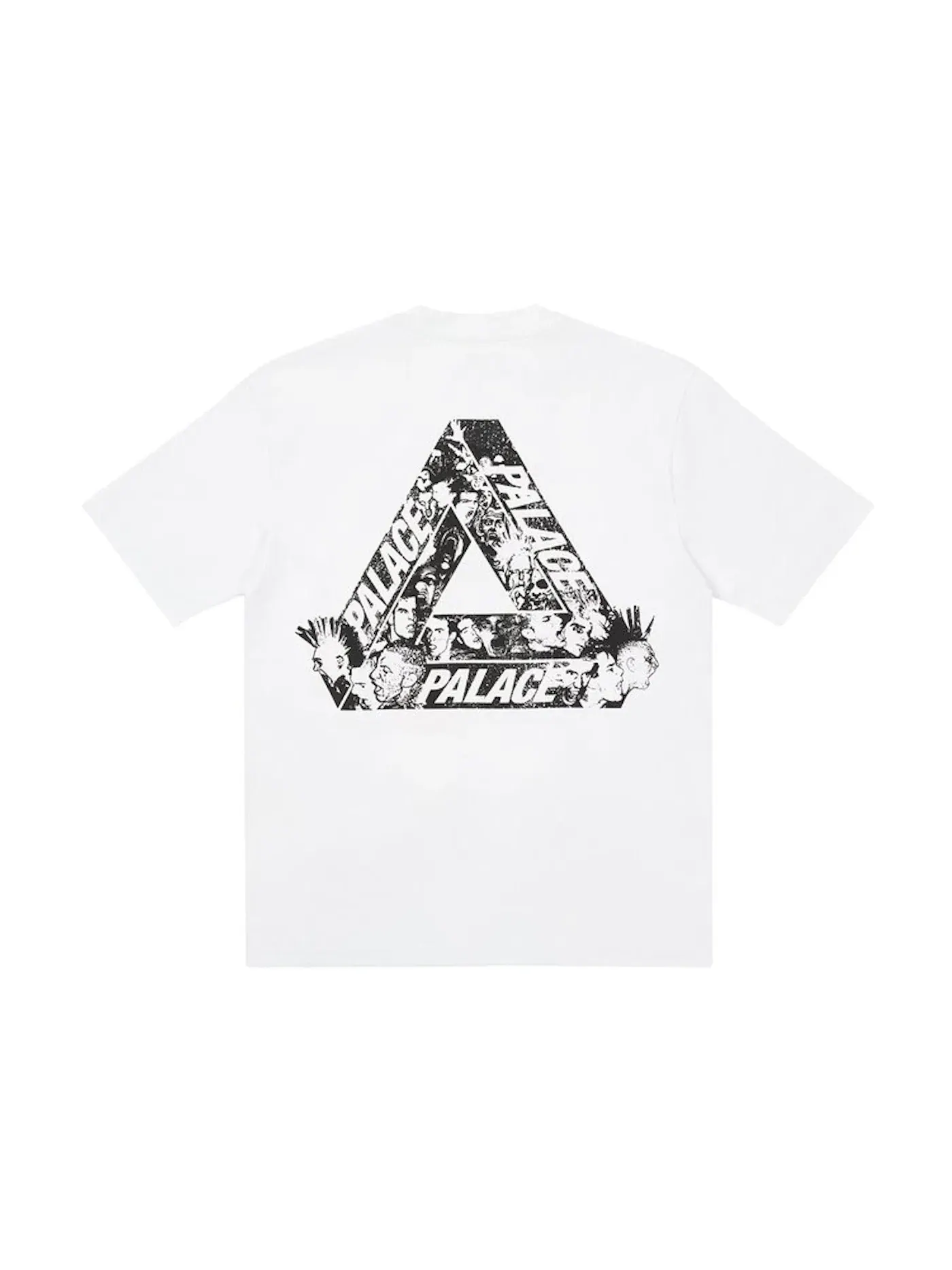 Мужская футболка с принтом Palace T-shirt — изображение 1 из 2, белый