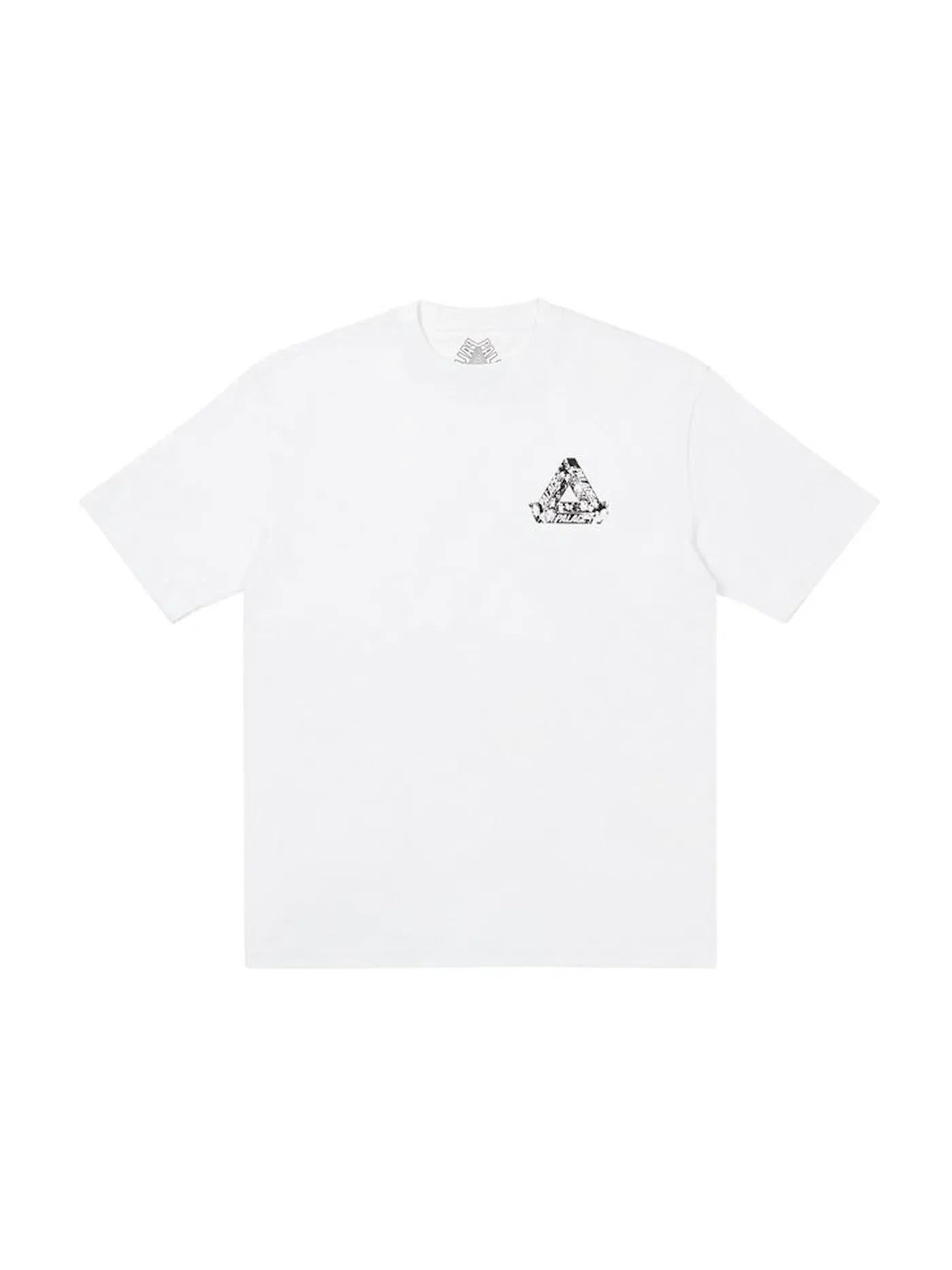 Мужская футболка с принтом Palace T-shirt — изображение 2 из 2, белый