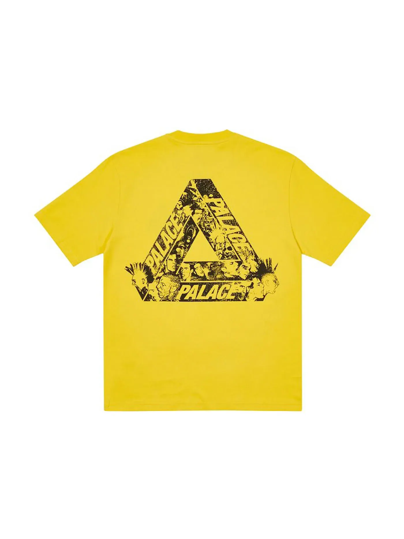 Мужская футболка с принтом Palace T-shirt — изображение 1 из 2, желтый