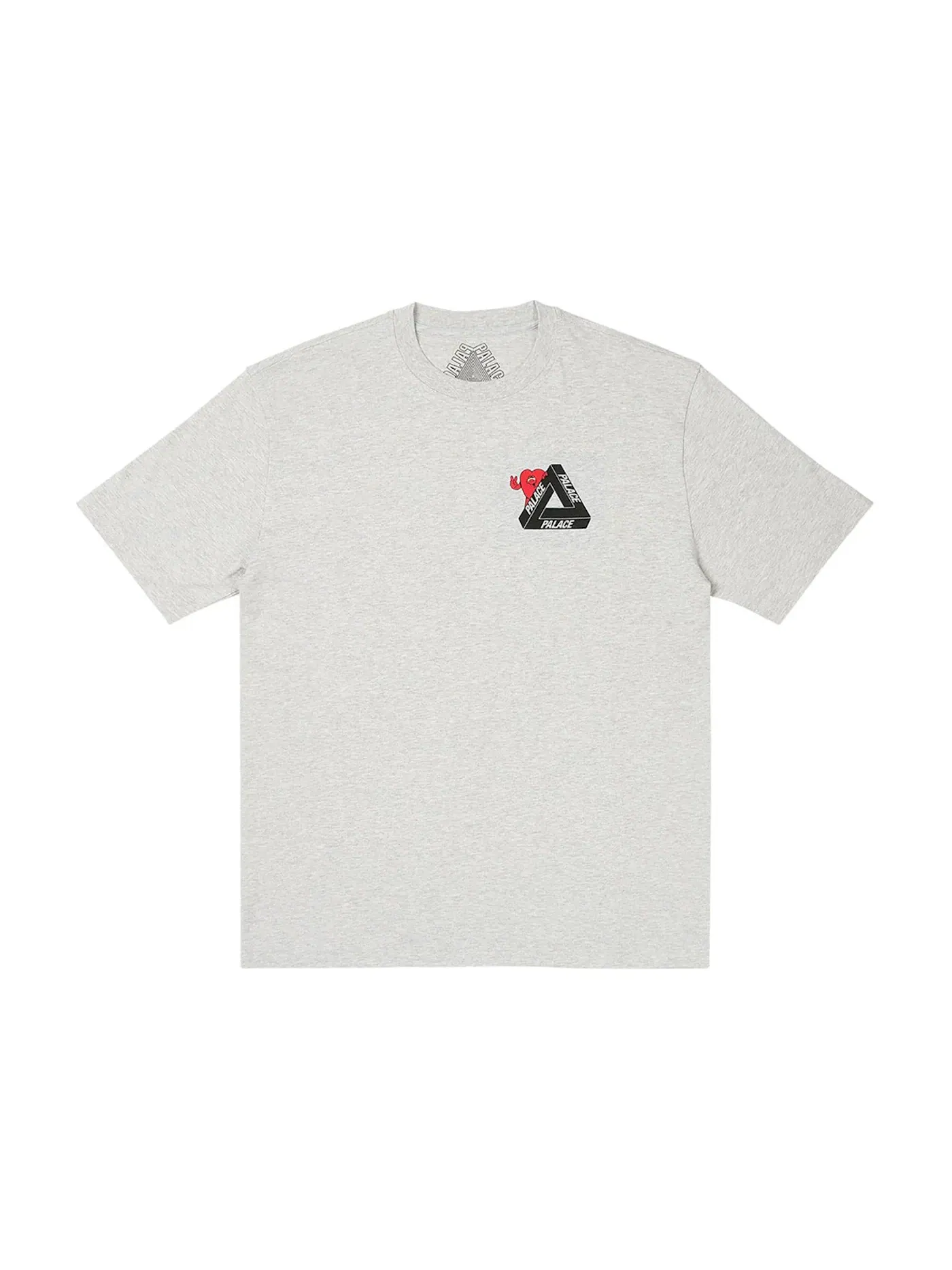 Мужская футболка с принтом Palace T-shirt — изображение 2 из 2, серый