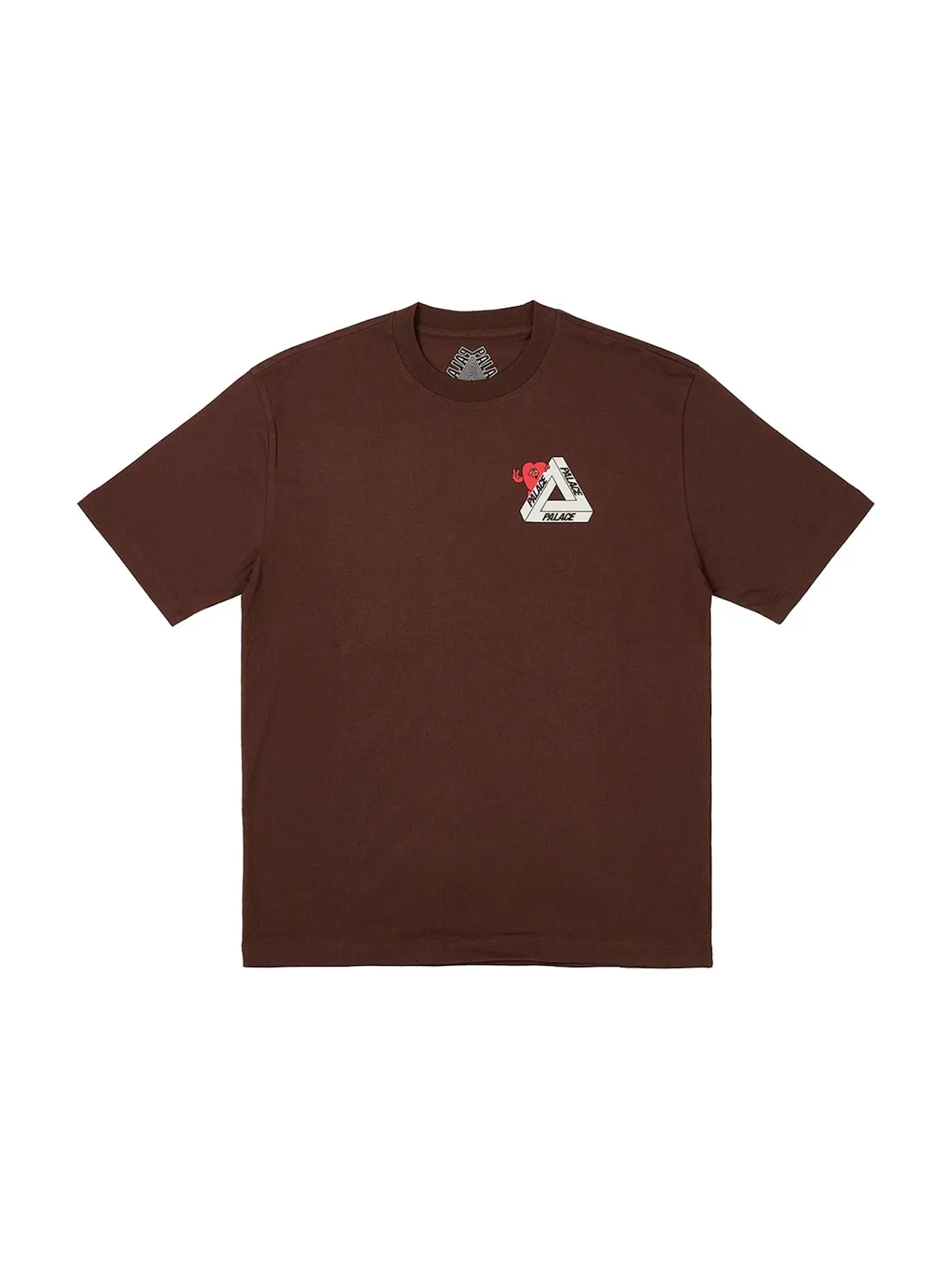 Мужская футболка с принтом Palace T-shirt — изображение 2 из 2, коричневый