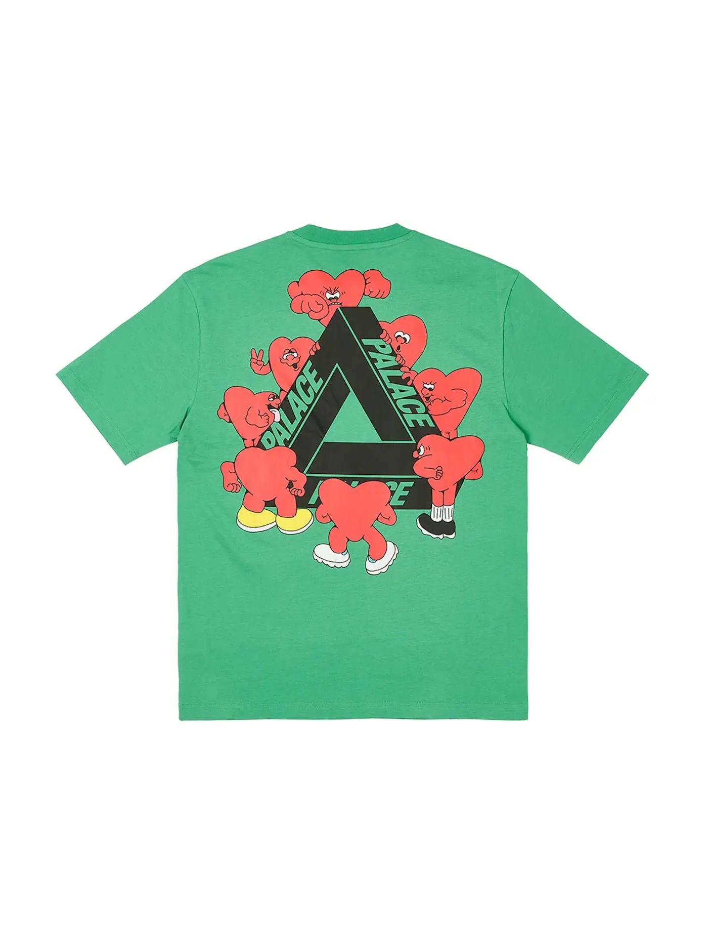 Мужская футболка с принтом Palace T-shirt — изображение 1 из 2, зеленый