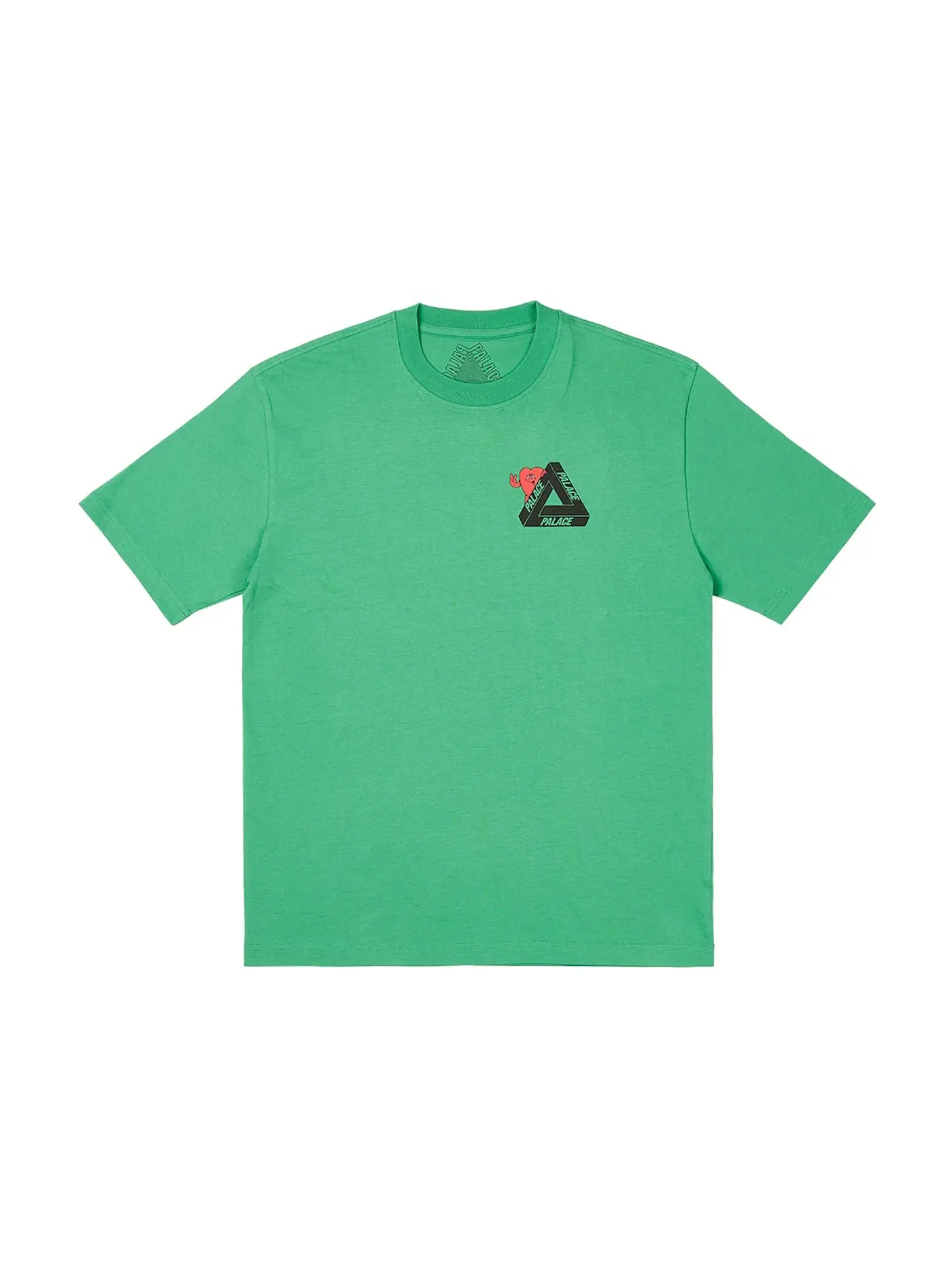 Мужская футболка с принтом Palace T-shirt — изображение 2 из 2, зеленый