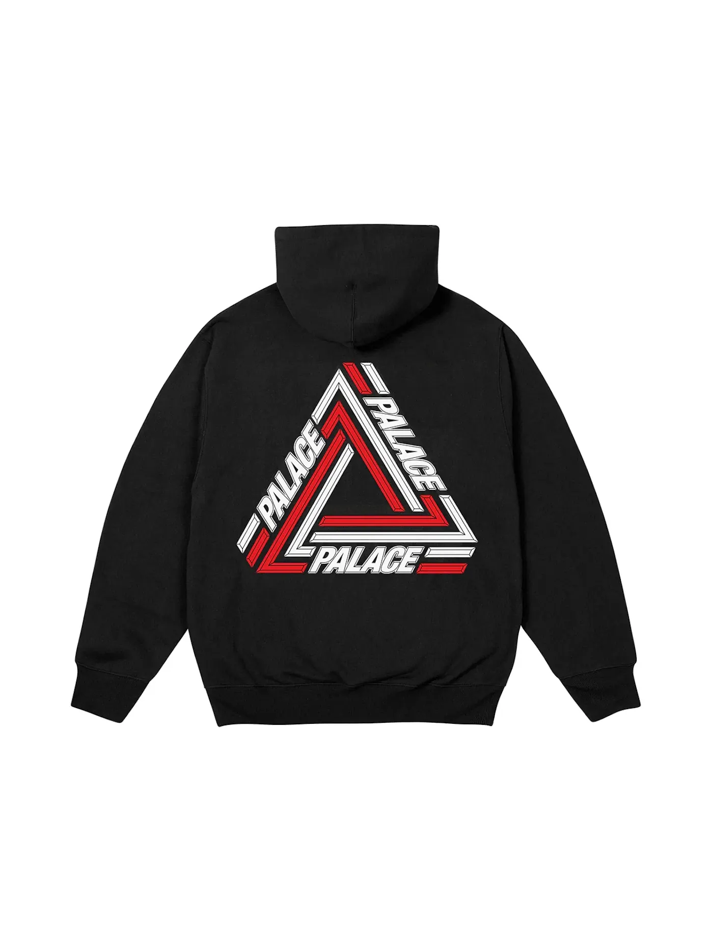 Мужская худи с принтом Palace Hood — изображение 1 из 2, черный