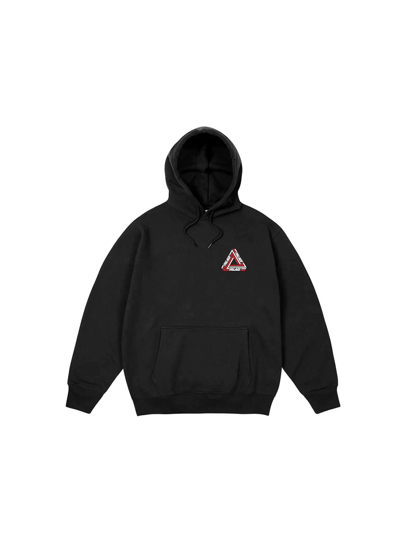 Мужская худи с принтом Palace Hood — изображение 2 из 2, черный