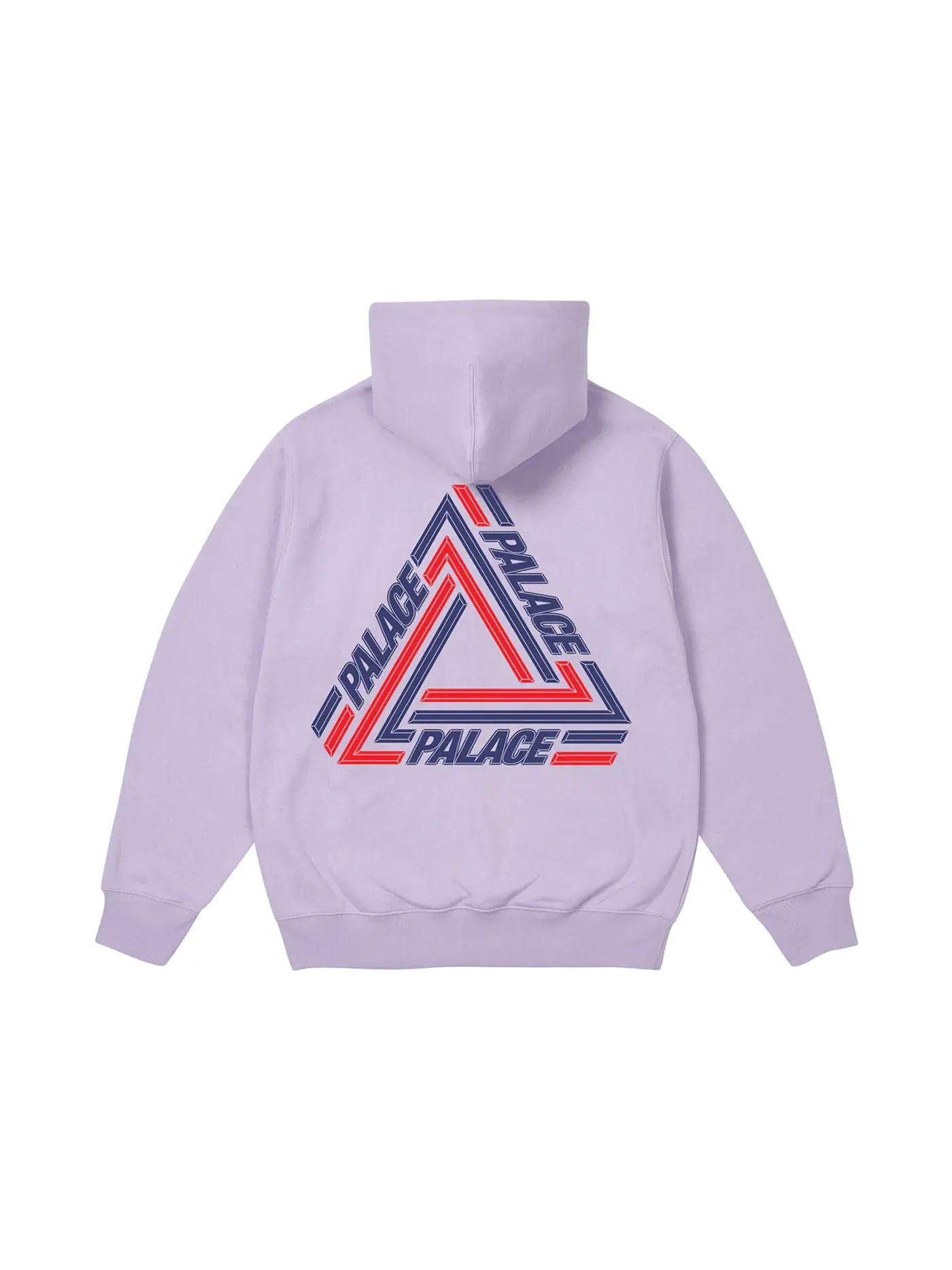 Мужской худи с принтом Palace Tri-Line Hood — изображение 1 из 2, фиолетовый