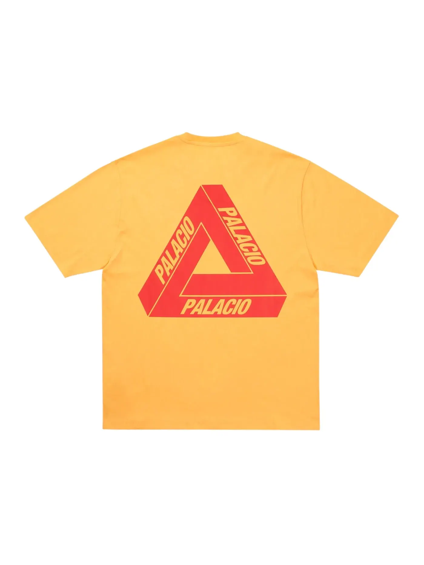 Мужская футболка с принтом Palace T-Shirt — изображение 1 из 2, желтый