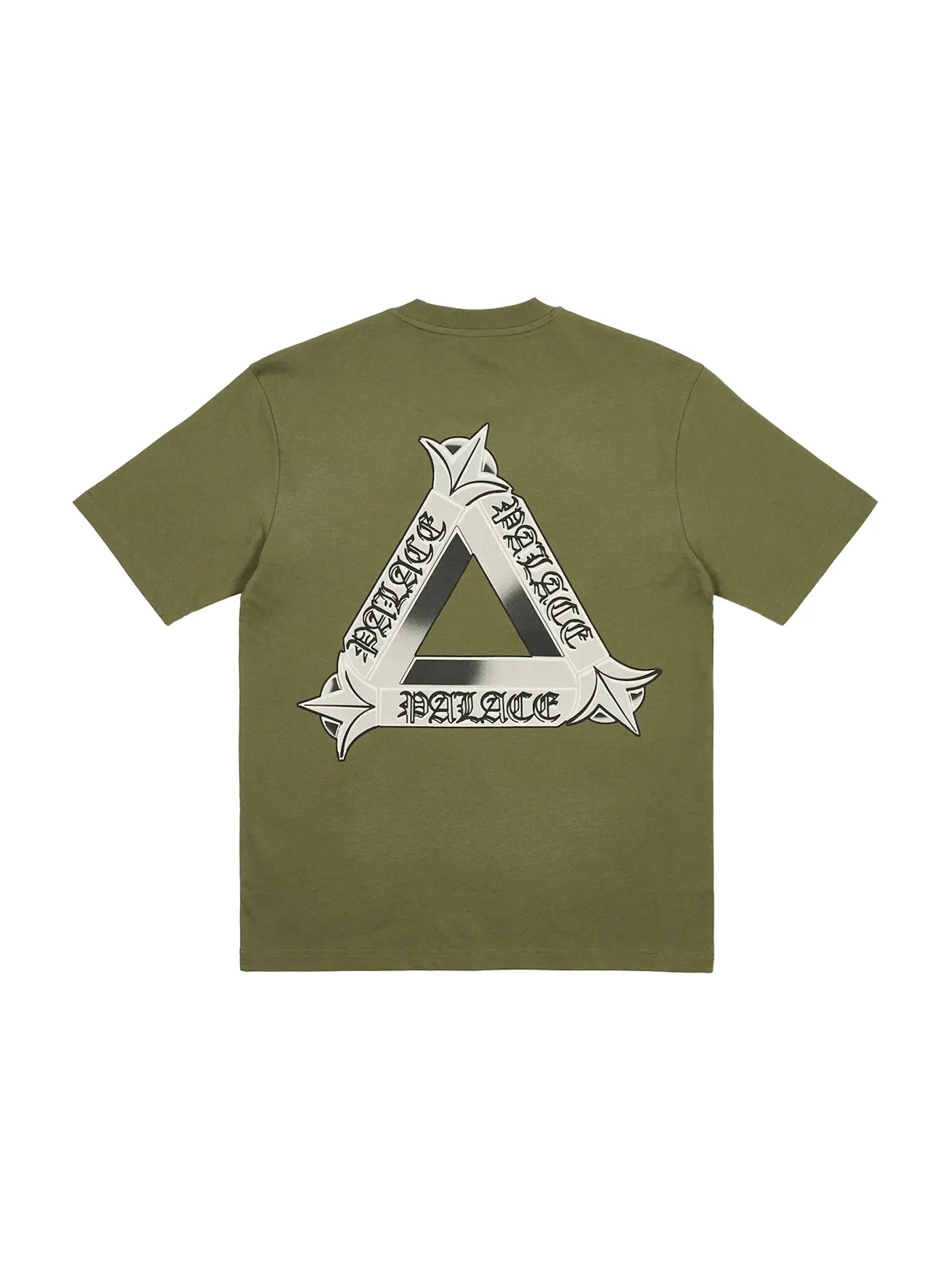 Мужская футболка с принтом Palace T-Shirt — изображение 1 из 2, глубокий зеленый