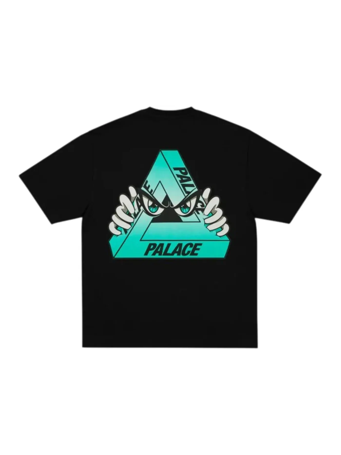 Мужская футболка с принтом Palace Tri-Peek Palace — изображение 1 из 2, черный