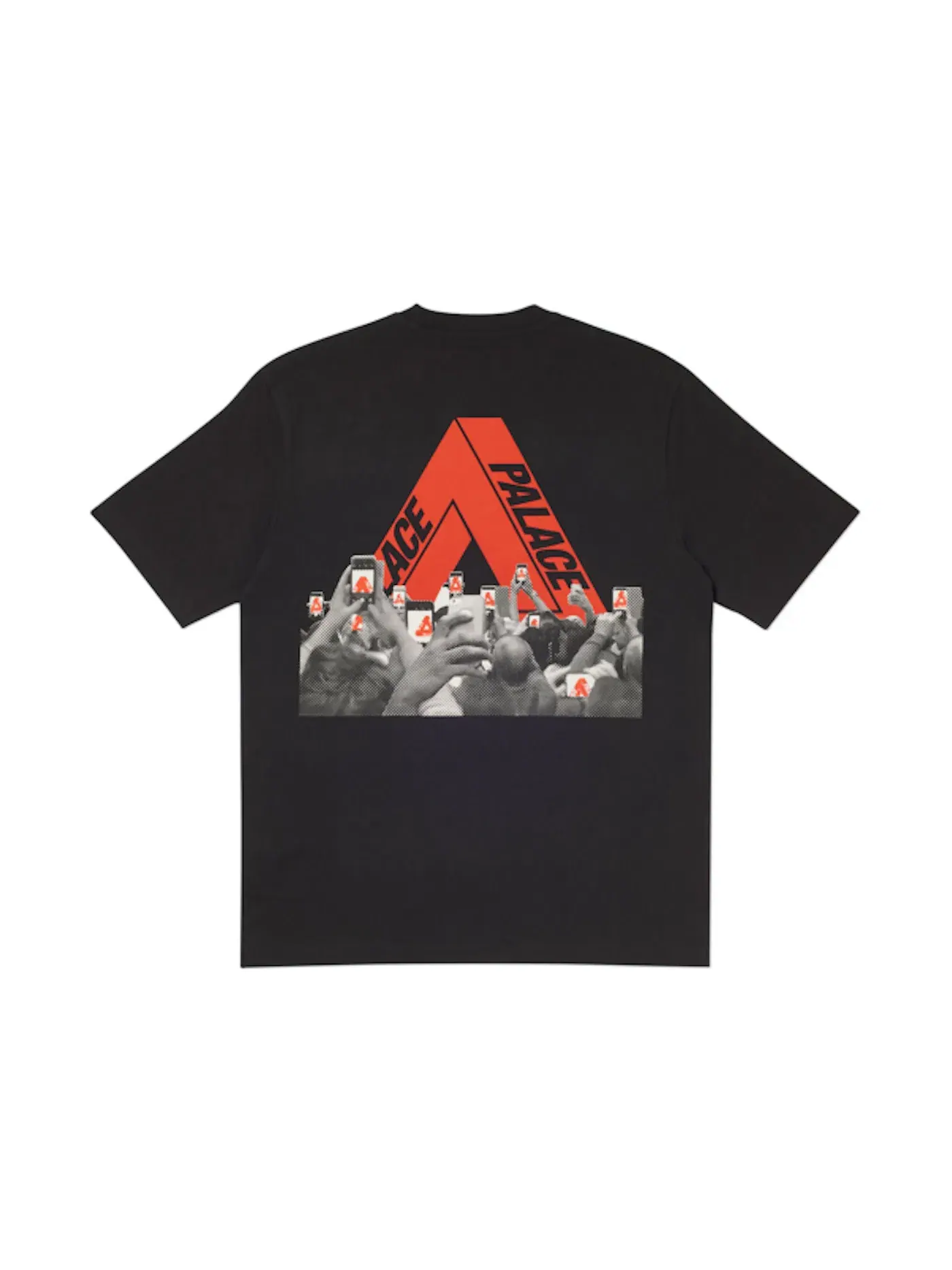 Мужская футболка с принтом Palace Tri-Phone T-Shirt — изображение 2 из 2, черный