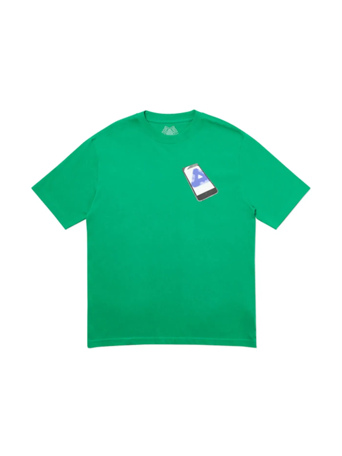Мужская футболка с принтом Palace T-Shirt — изображение 1 из 2, зеленый