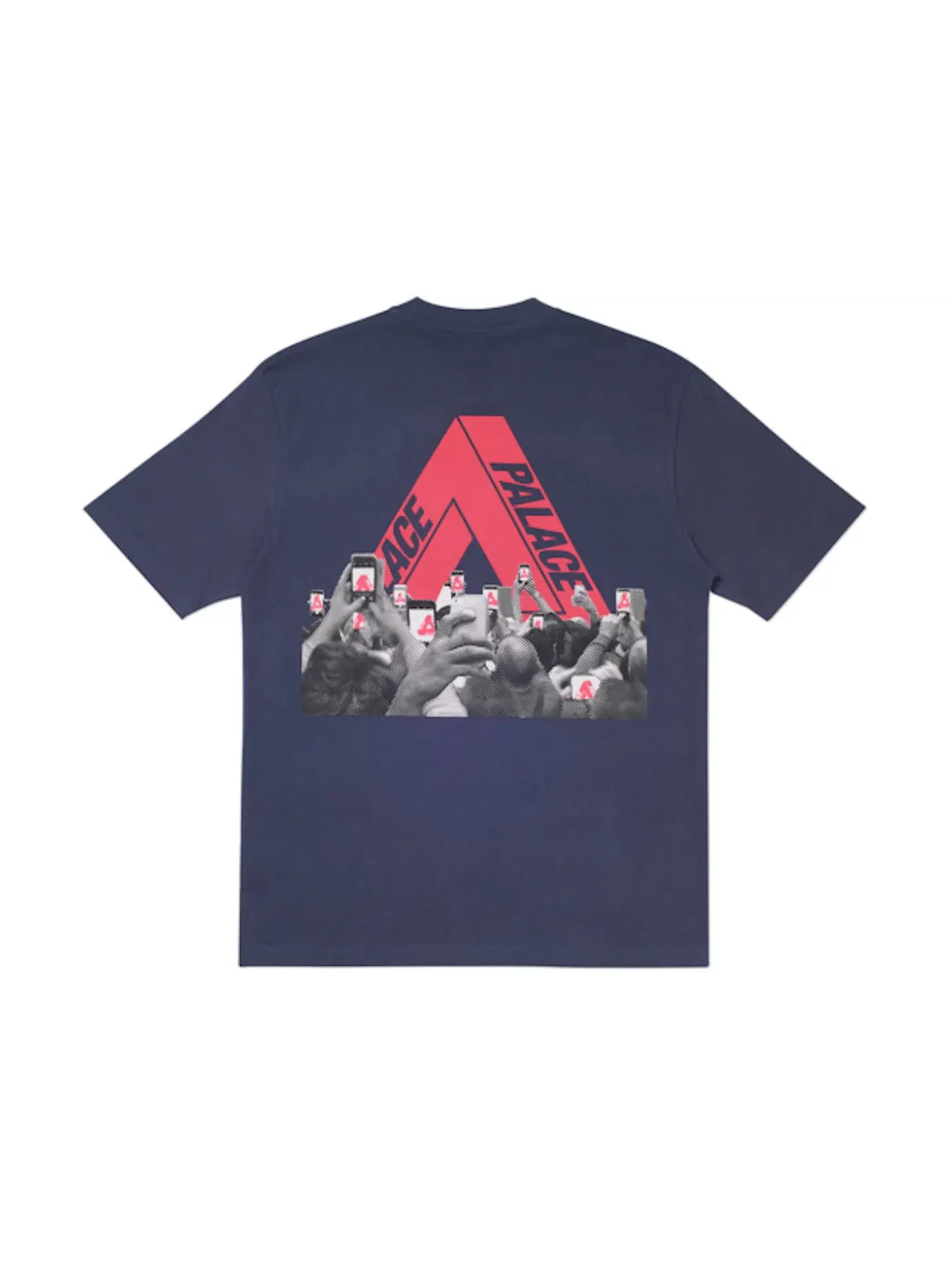 Мужская футболка с принтом Palace T-Shirt — изображение 2 из 2, темно-синий