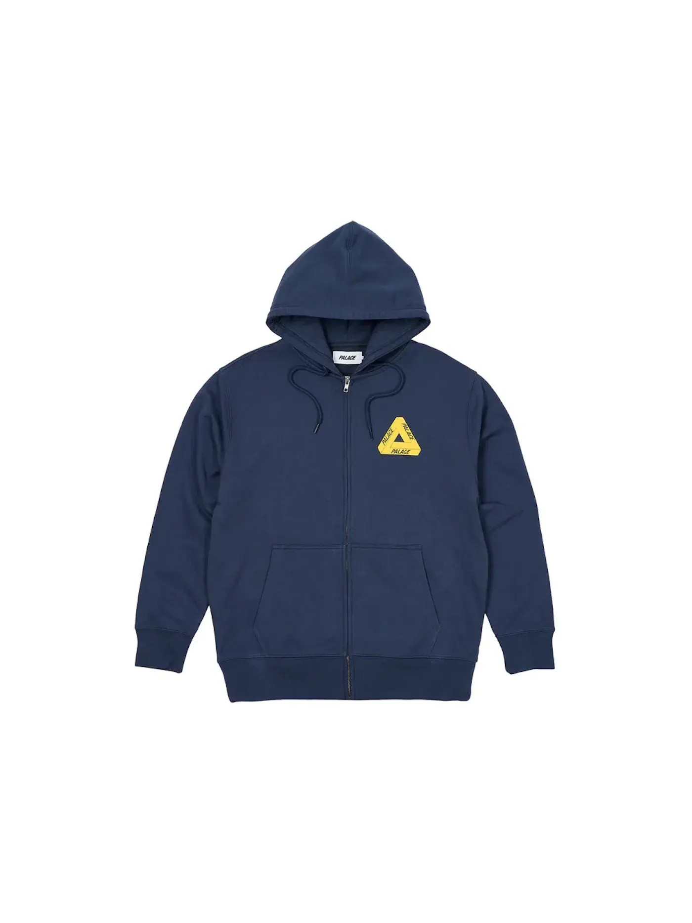 Мужская худи с принтом Palace Tri-Puff Print Zip Hood — изображение 2 из 2, темно-синий