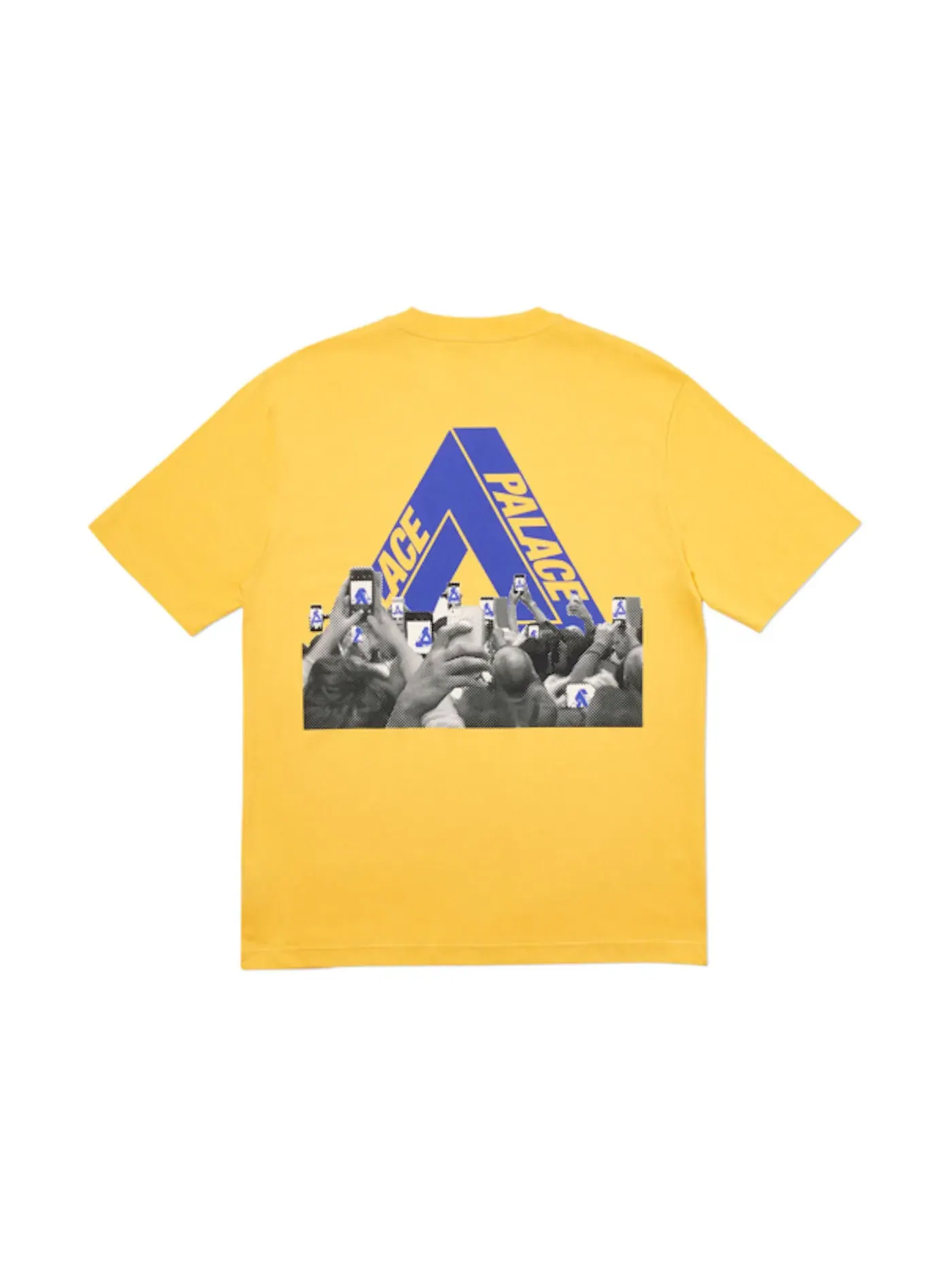 Мужская футболка с принтом Palace Tri-Phone T-Shirt — изображение 2 из 2, желтый