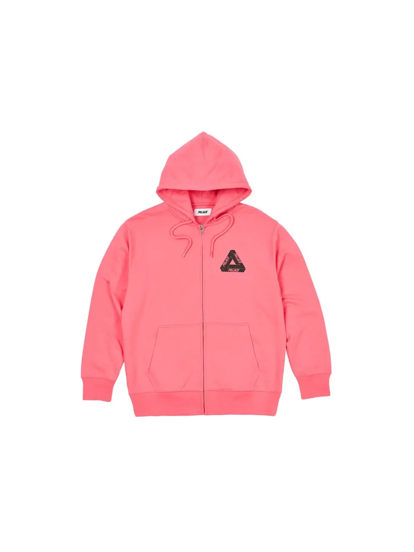 Мужская худи с принтом Palace Tri-Puff Print Zip Hood — изображение 2 из 2, розовый