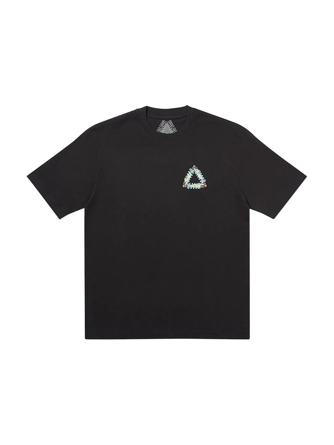 Мужская футболка с принтом Palace T-shirt — изображение 1 из 2, черный