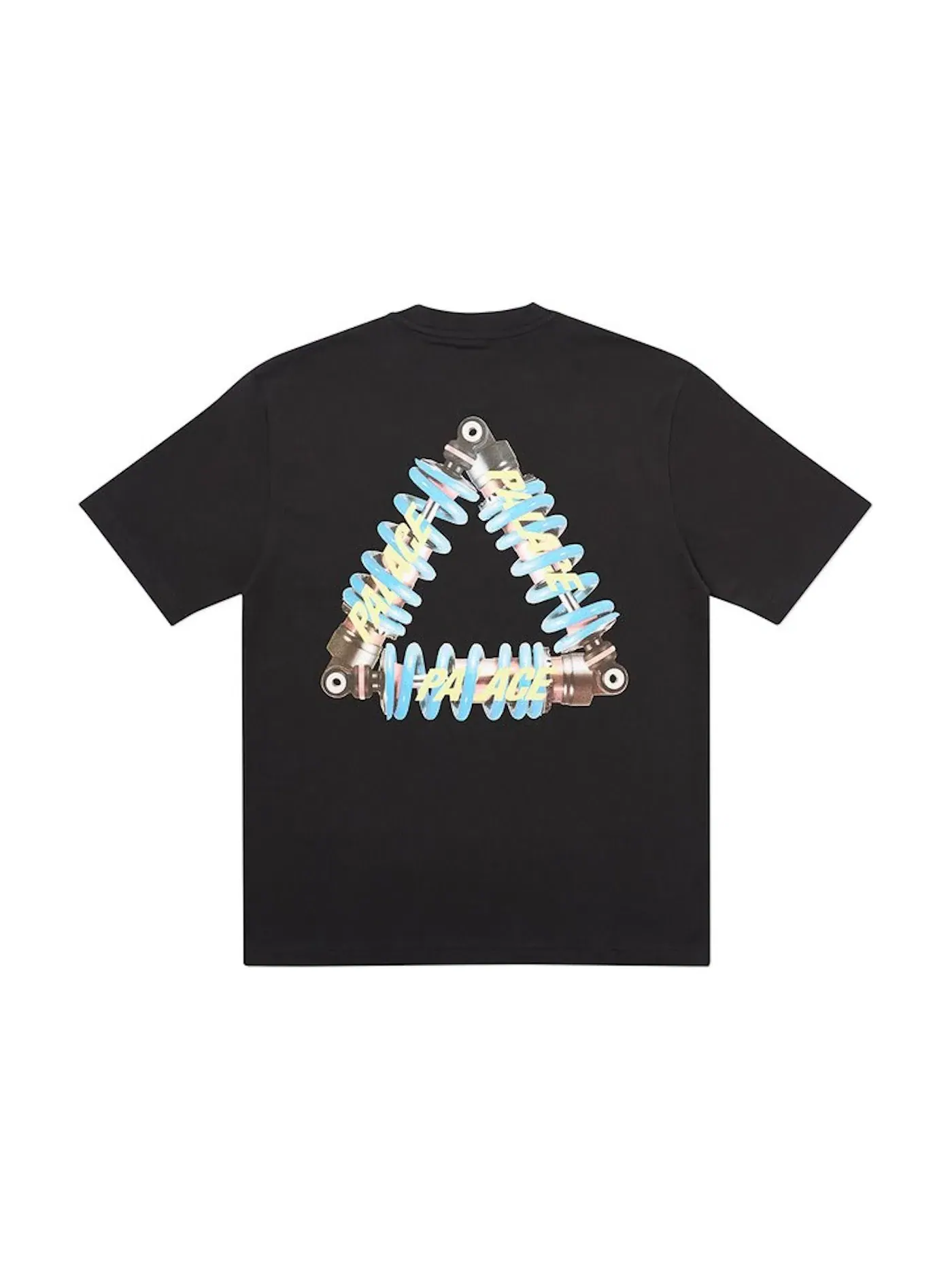 Мужская футболка с принтом Palace T-shirt — изображение 2 из 2, черный
