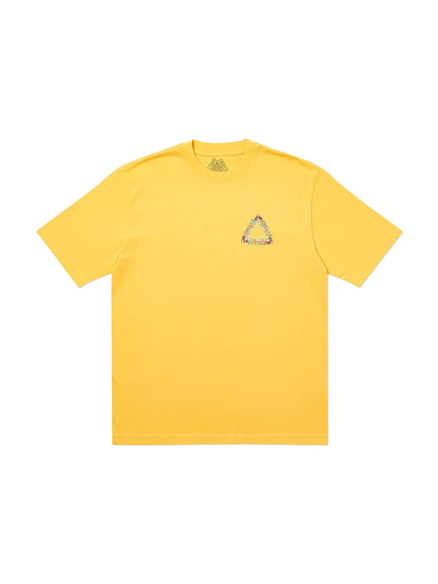 Мужская футболка с принтом Palace Tri-Pumping T-Shirt — изображение 1 из 2, желтый