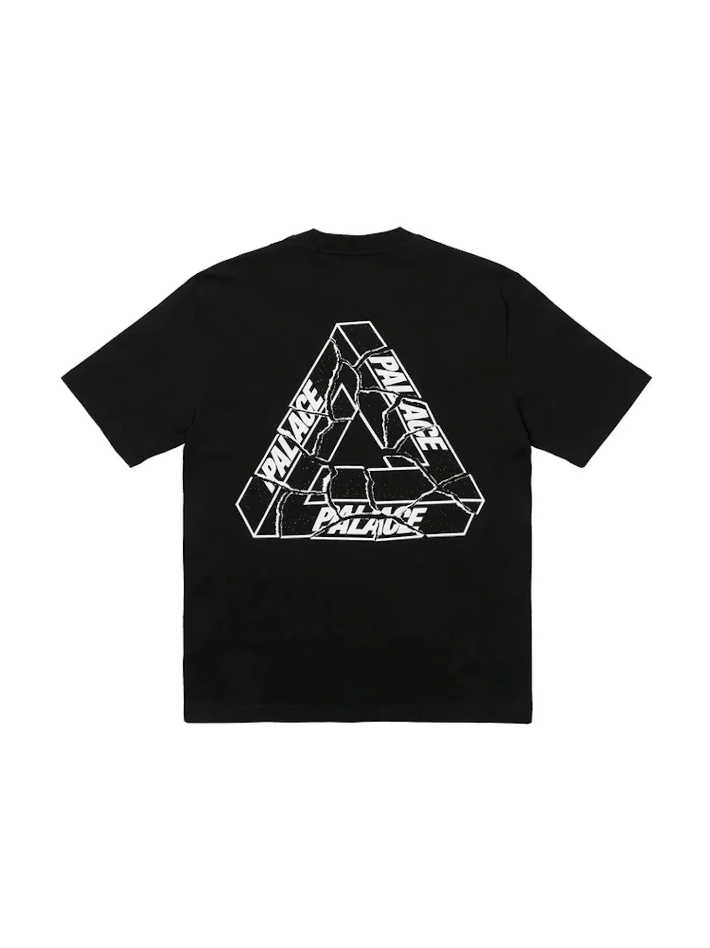 Мужская футболка с разрывами Palace T-Shirt — изображение 1 из 2, черный