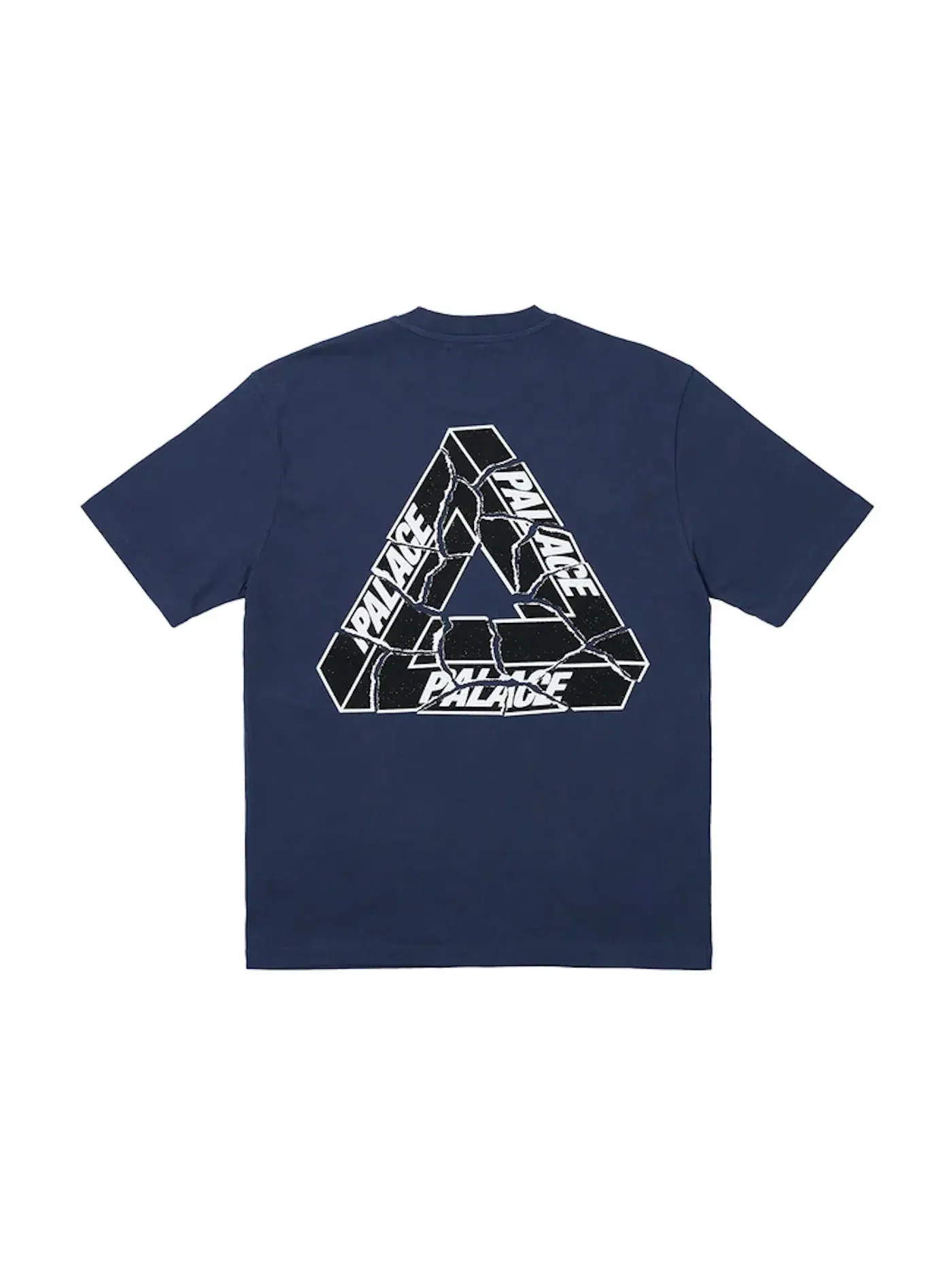 Мужская футболка с разрывами Palace T-Shirt — изображение 1 из 2, темно-синий
