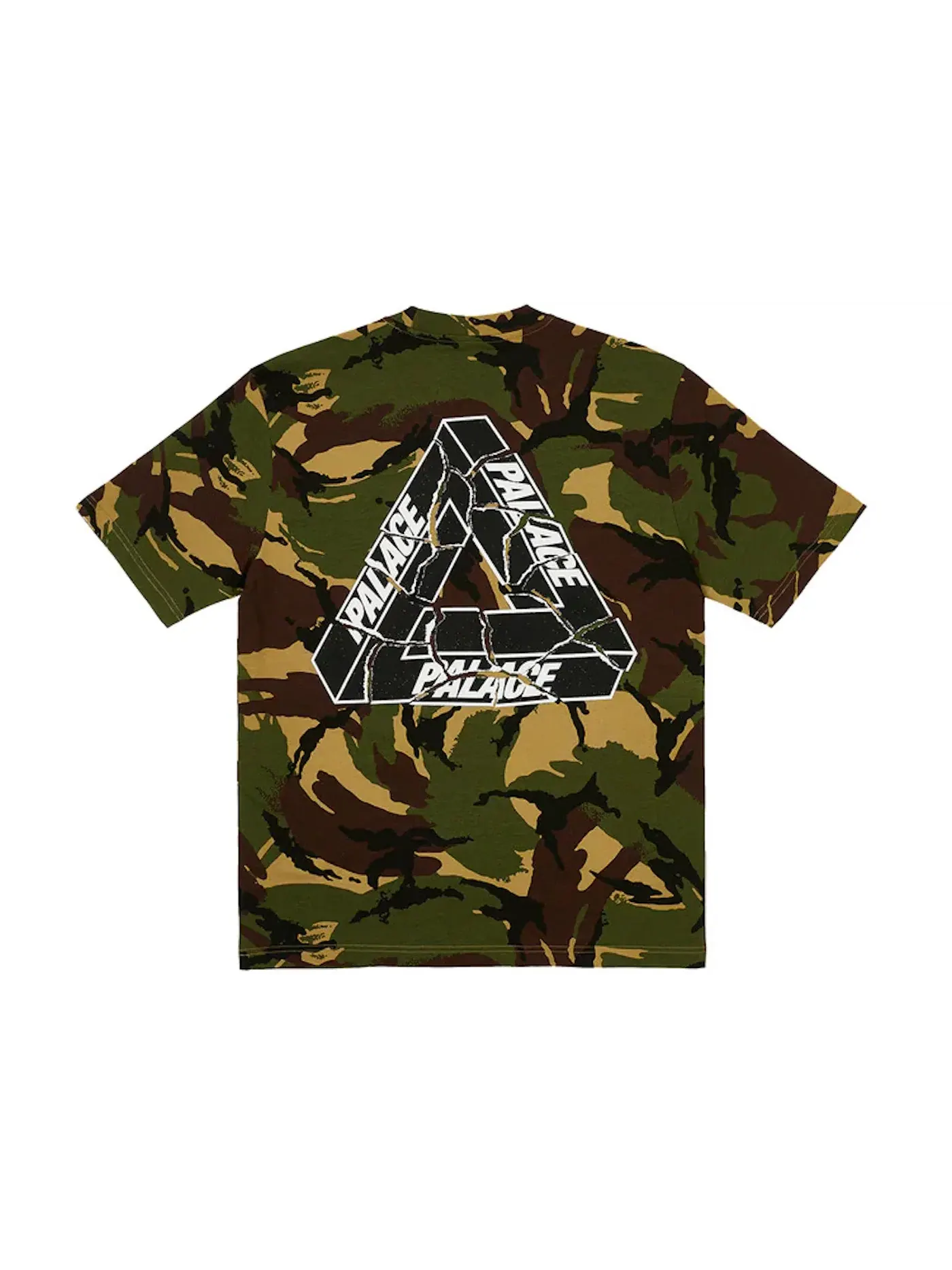 Мужская футболка с принтом Palace Tri-Ripped T-Shirt, Woodland Camo — изображение 1 из 2