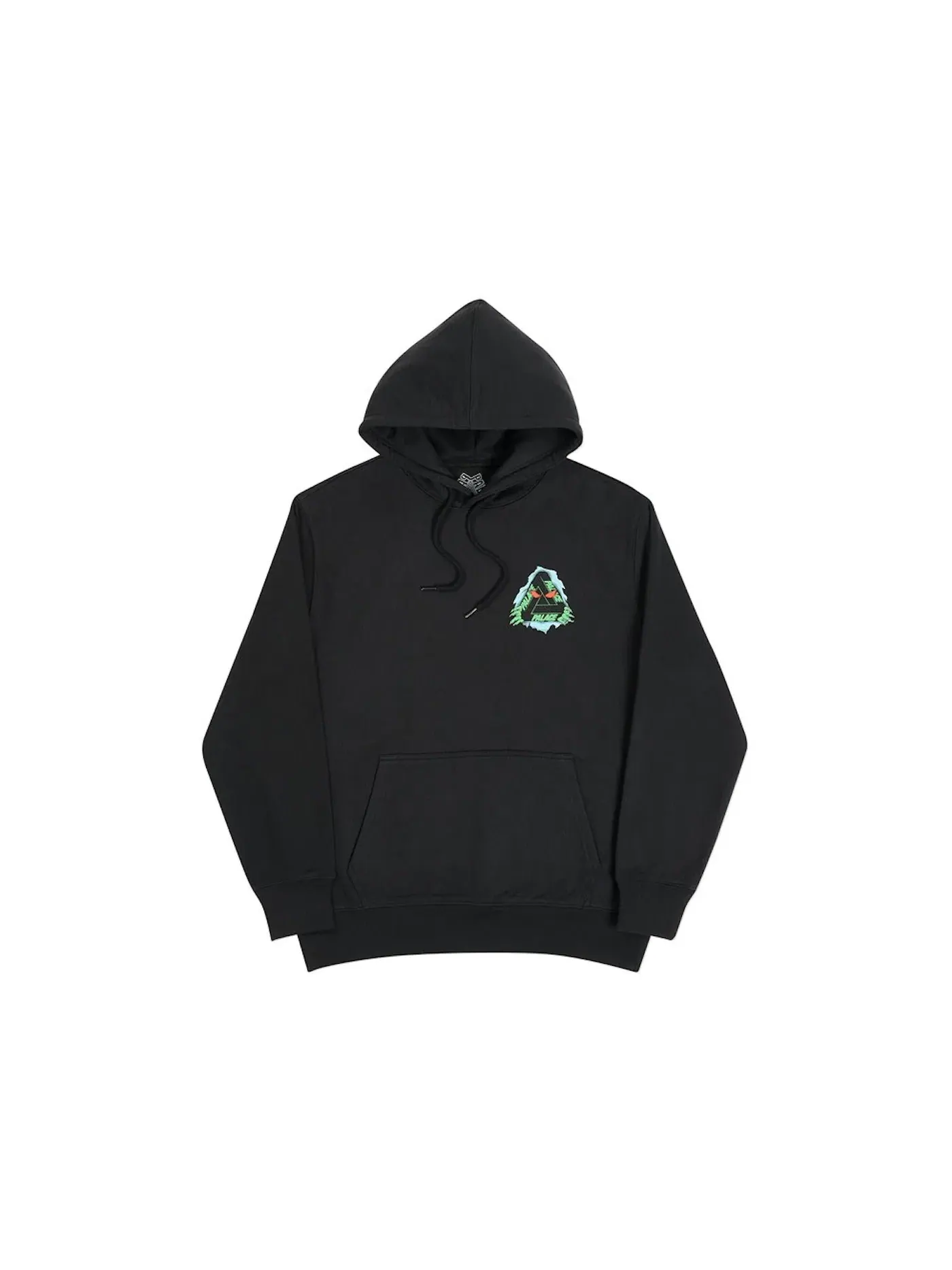 Мужская худи с принтом Palace Tri-Ripper Hoodie — изображение 2 из 2, черный