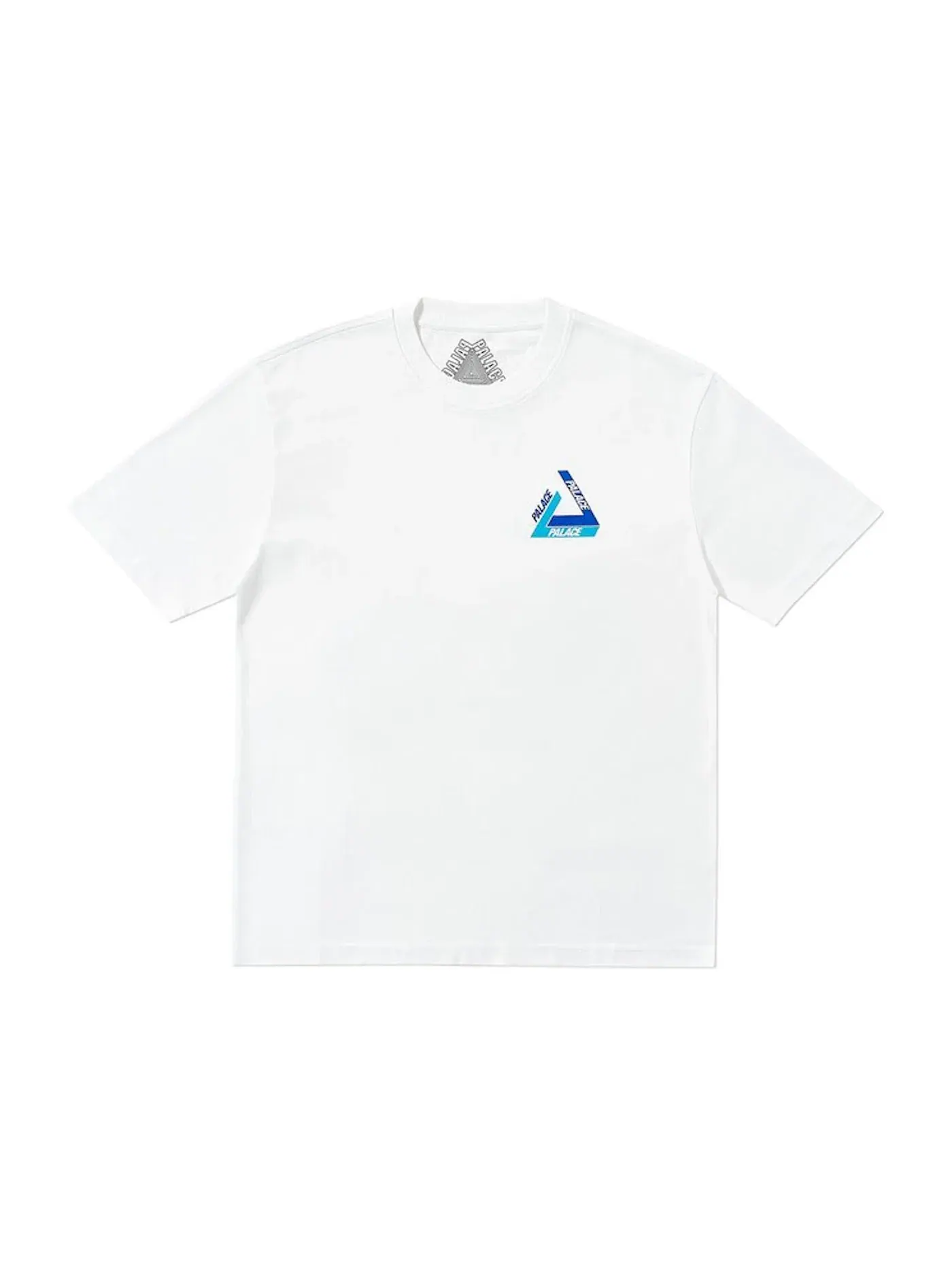 Мужская футболка с принтом Palace T-Shirt — изображение 1 из 2, белый/синий