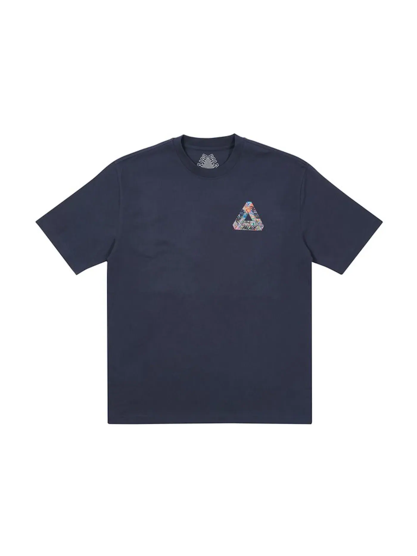 Мужская футболка с принтом Palace Tri-Sticker Pack — изображение 2 из 2, темно-синий