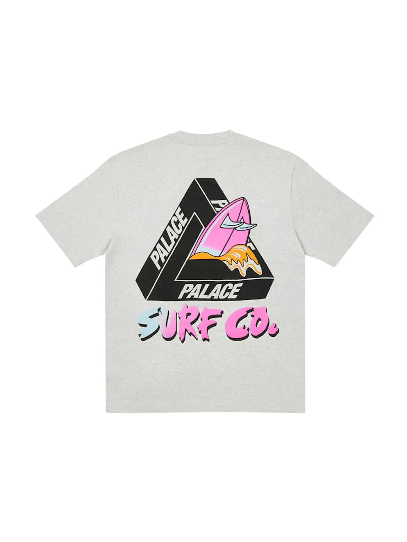 Мужская футболка с принтом Palace T-shirt — изображение 1 из 2, серый