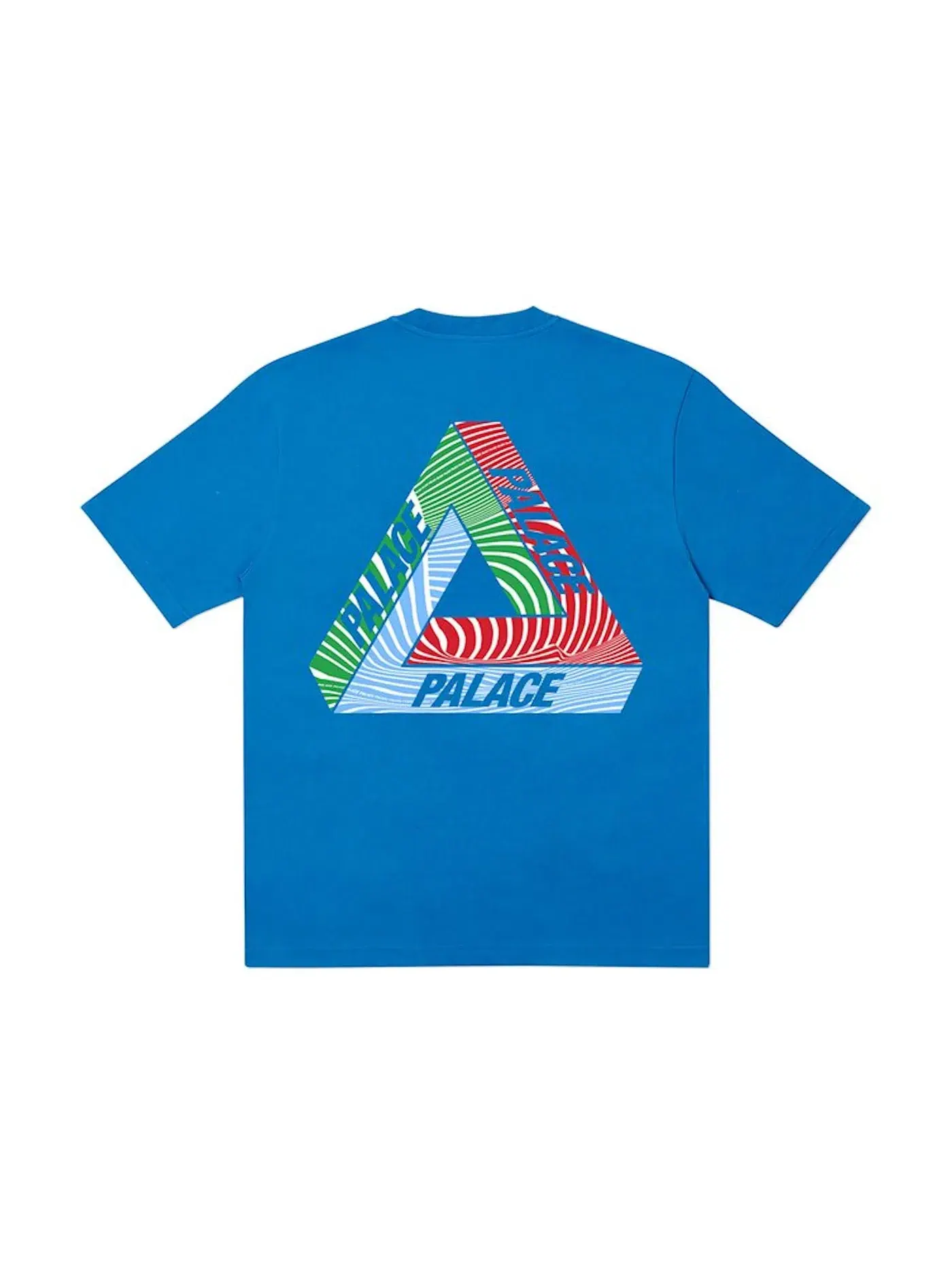 Мужская футболка с принтом Palace T-shirt — изображение 1 из 2, синий