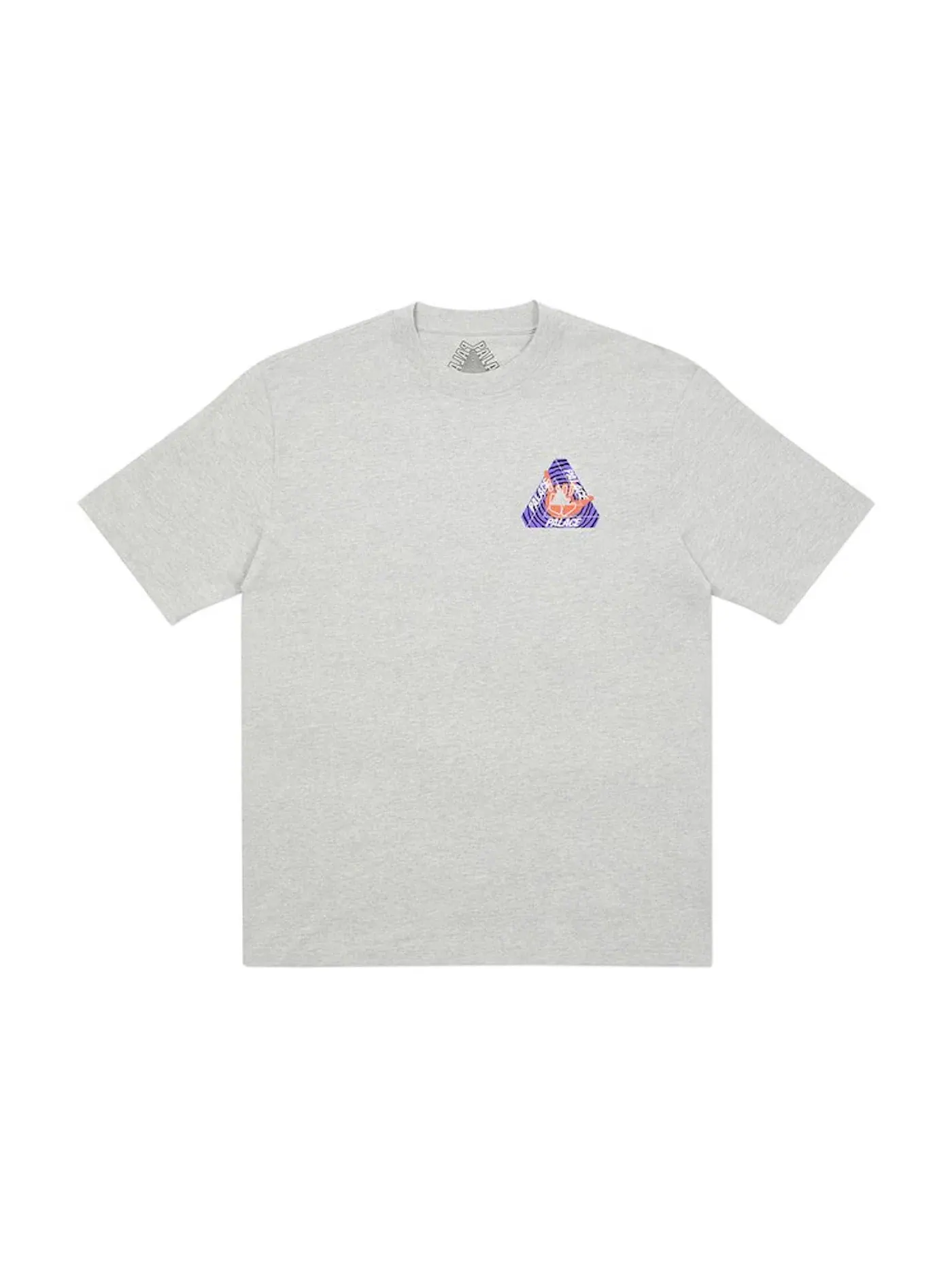 Мужская футболка с принтом Palace Tri-Zooted Shakka T-Shirt — изображение 2 из 2, серый