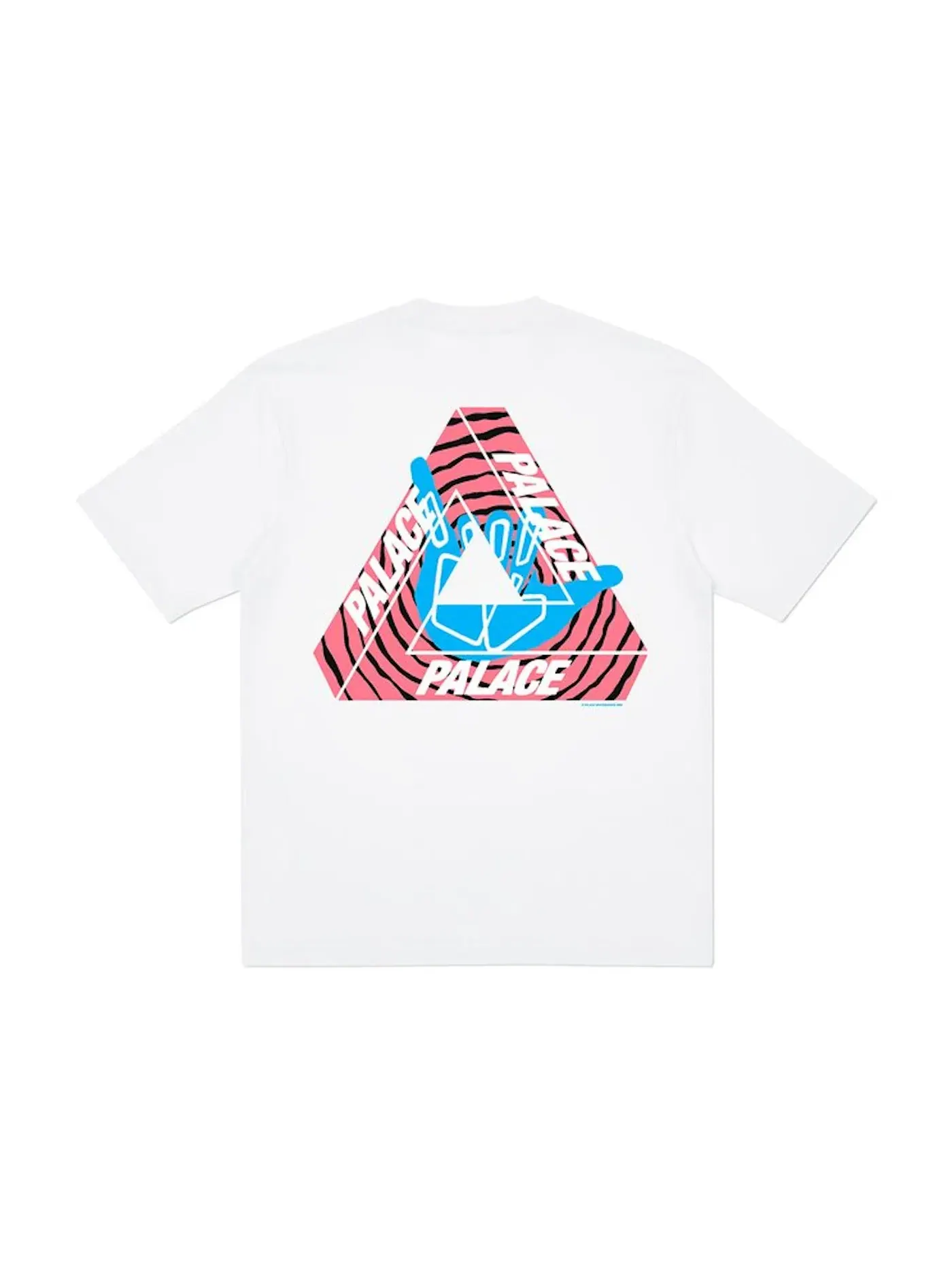 Мужская футболка с принтом Palace T-shirt — изображение 1 из 2, белый