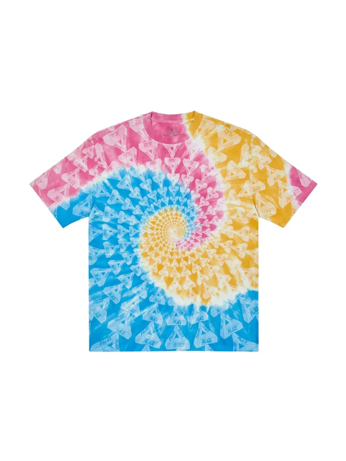 Мужская футболка с принтом Palace Trippy Tri-Ferg — изображение 1 из 2, синий