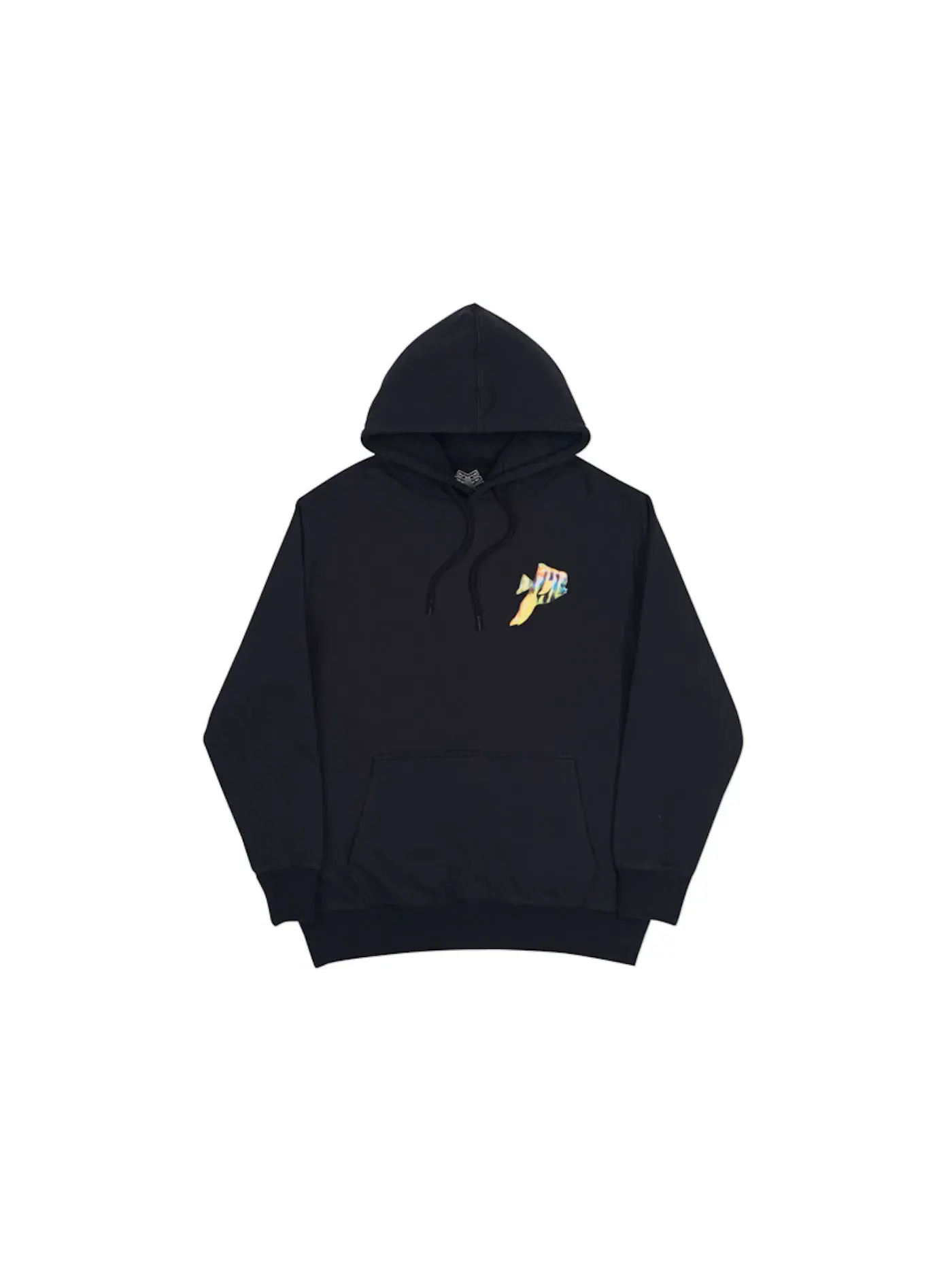 Мужской худи с принтом Palace Hood — изображение 1 из 2, черный/желтый/синий