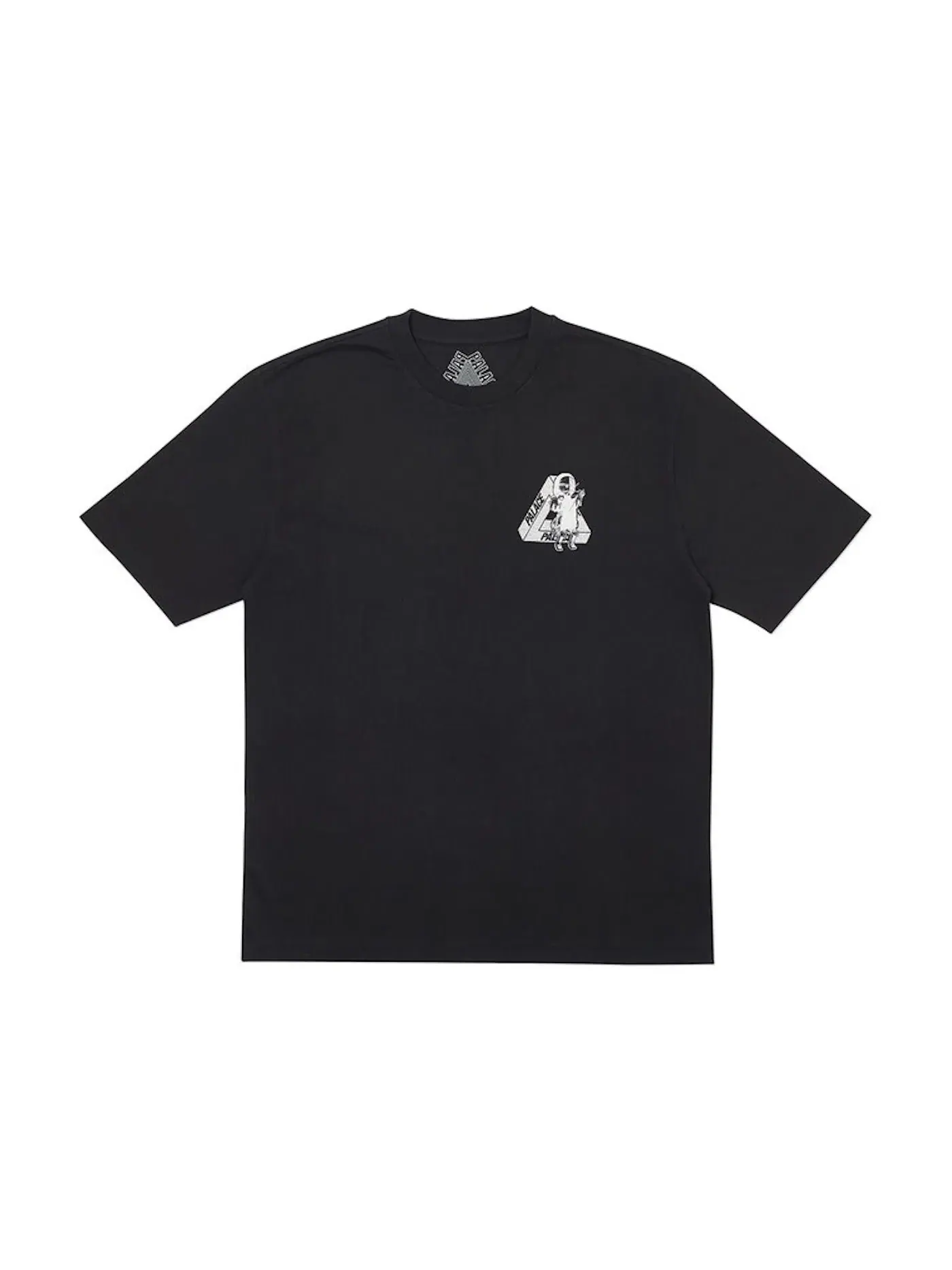 Мужская футболка с принтом Palace U Figure T-Shirt — изображение 1 из 2, черный