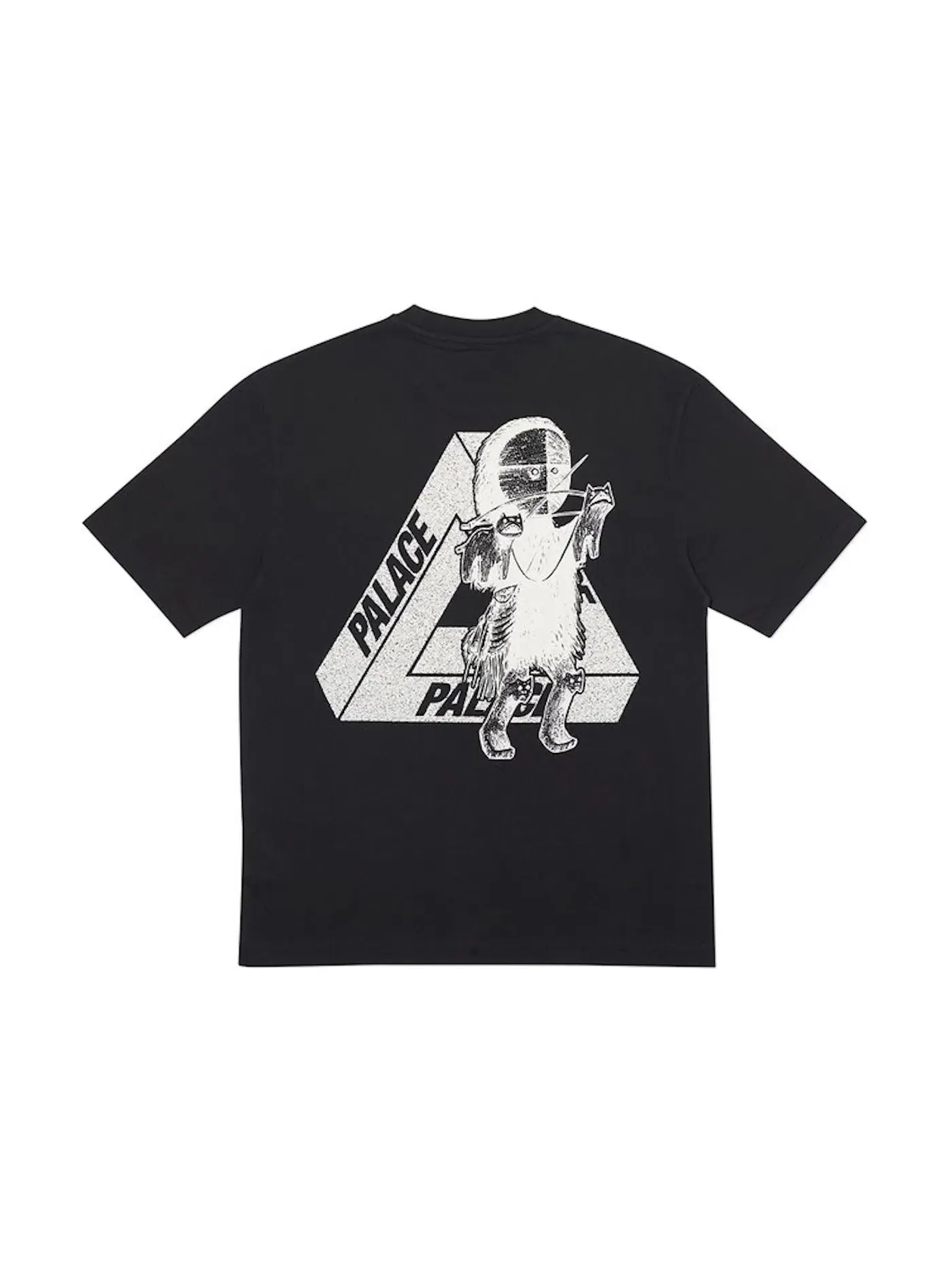 Мужская футболка с принтом Palace U Figure T-Shirt — изображение 2 из 2, черный