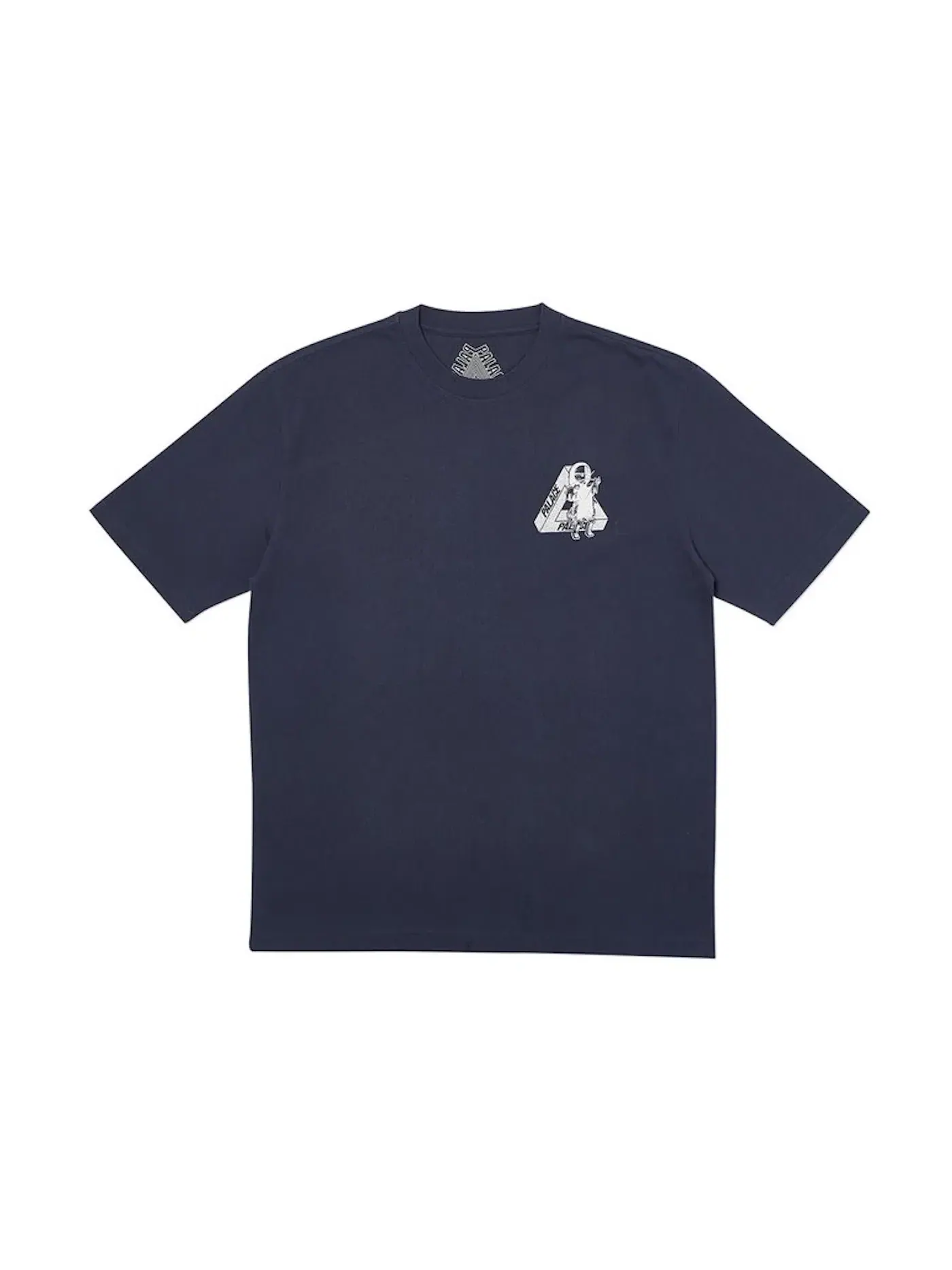 Мужская футболка с принтом Palace T-shirt — изображение 1 из 2, темно-синий