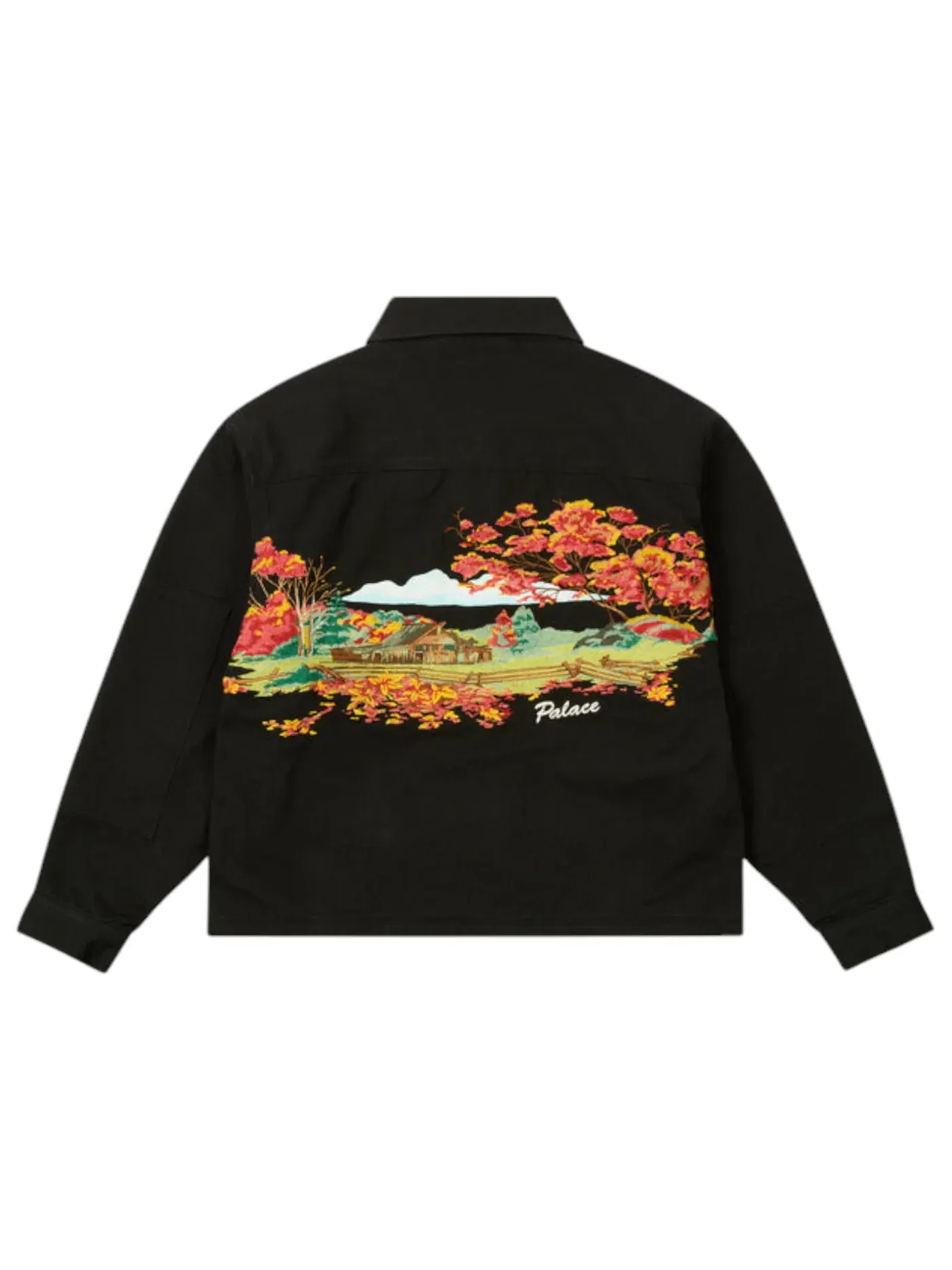 Мужская куртка Palace Utility Fleece Jacket — изображение 1 из 3, черный