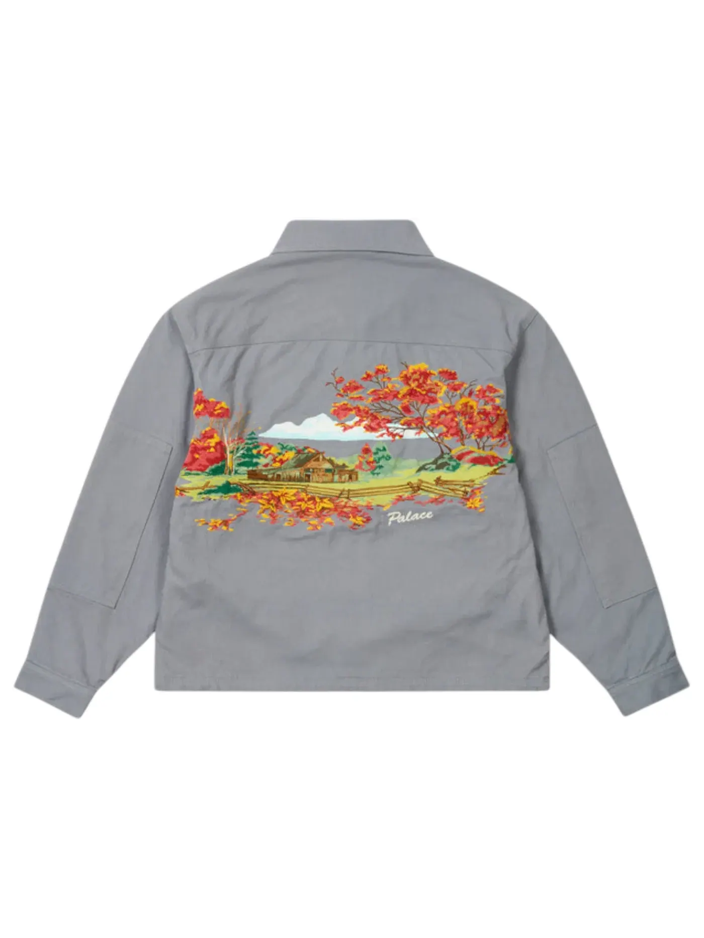 Мужская куртка-флис Palace Utility Fleece Jacket — изображение 1 из 3, серый