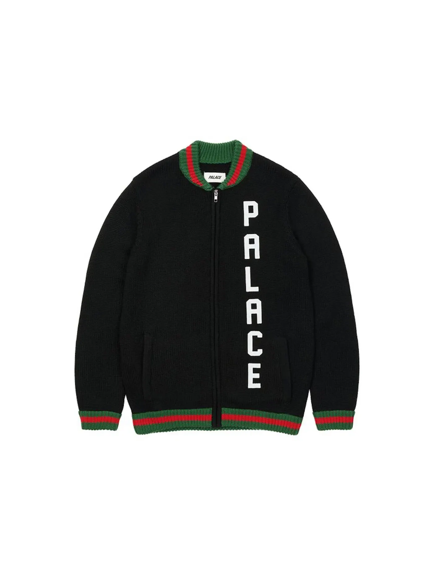 Мужской свитер с вязаным узором Palace Knit — изображение 1 из 2, черный